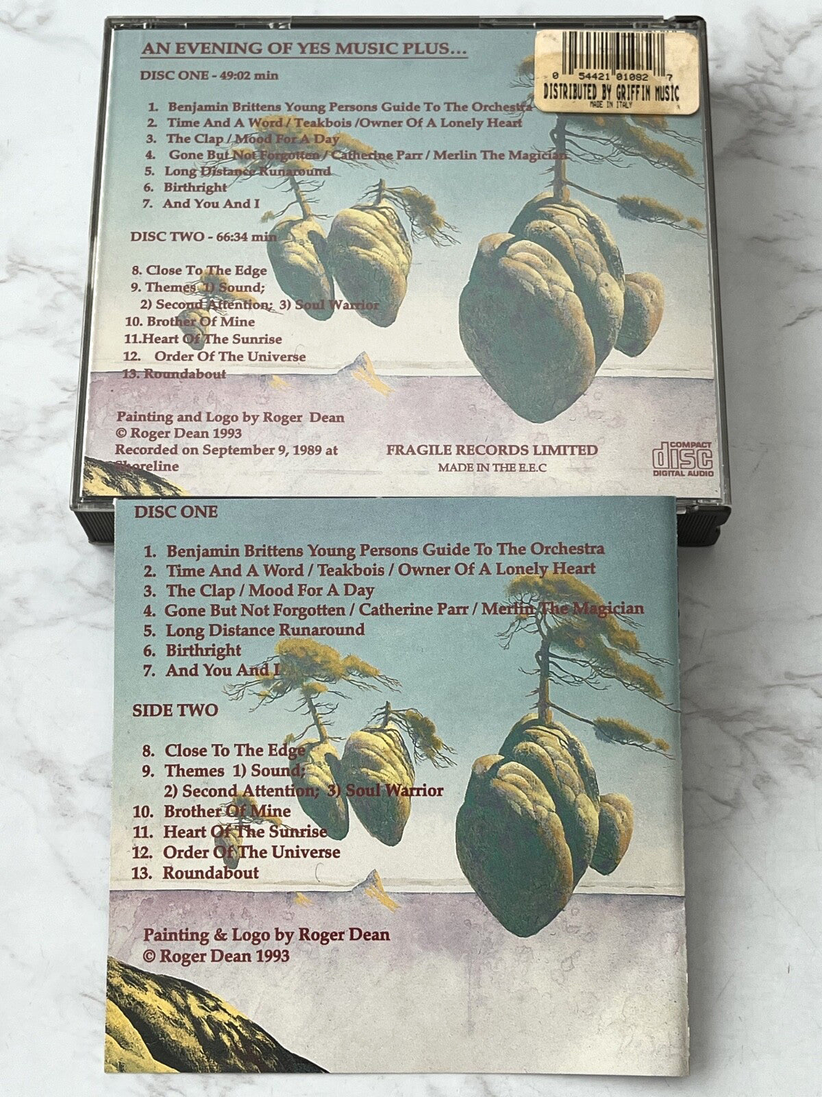 Anderson Bruford Wakeman Howe – Anderson, Bruford, Wakeman & Howe An Evening Of Yes Music Plus (1993) [UK PRESS]