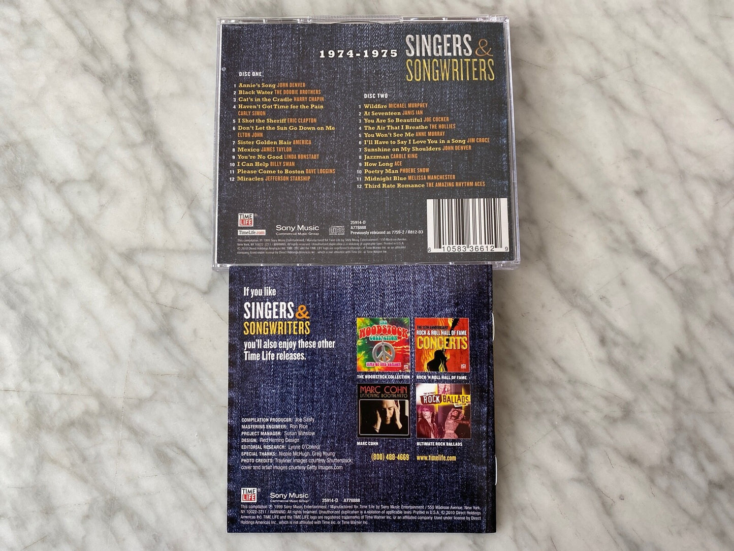 Various, Jim Croce, Elton John, John Denver – Time Life Singers & Songwriters 1974-1975 (2000)