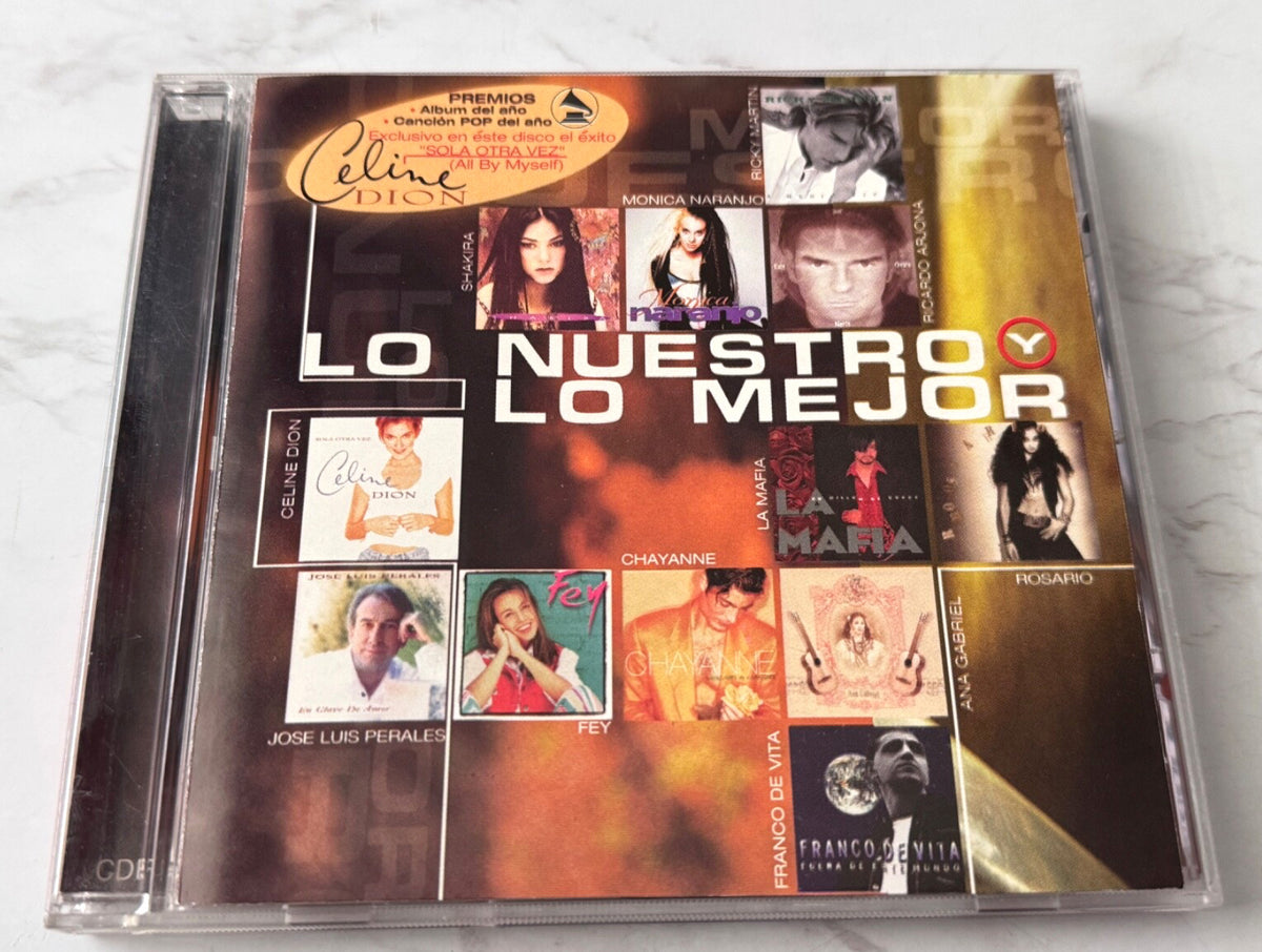 Chayanne, La Mafia, Monica Naranjo, Ricky Martin, Shakira – Lo Nuestro Y Lo Mejor (1997) [ORIGINAL USA PRESS]