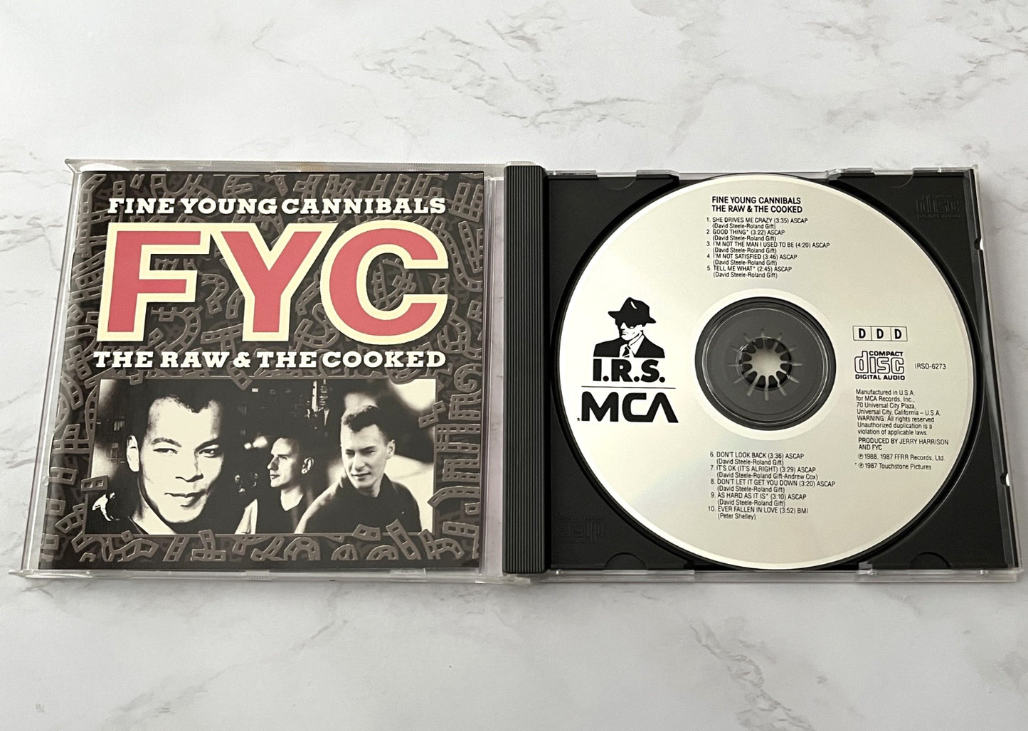Fine Young Cannibals – The Raw & The Cooked (1989) [ORIGINAL USA PRESS]