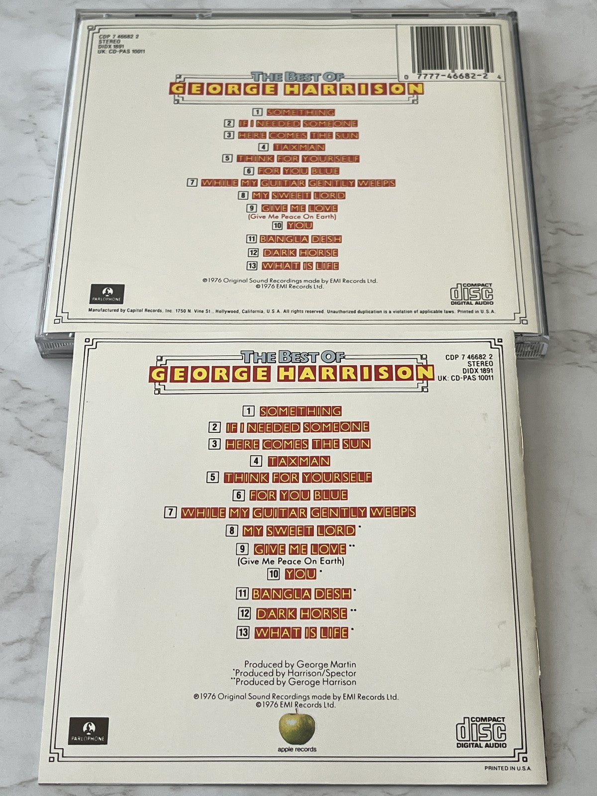 George Harrison – The Best Of (1988) [ORIGINAL USA PRESS]