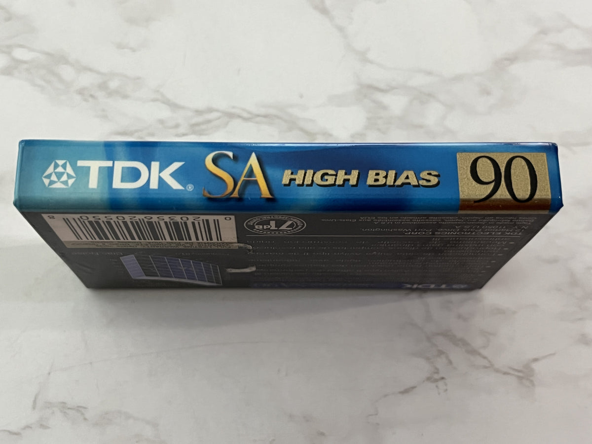 TDK SA-90 Blank Audio CASSETTE Tape SEALED! High Bias 90 Minute BRAND NEW!