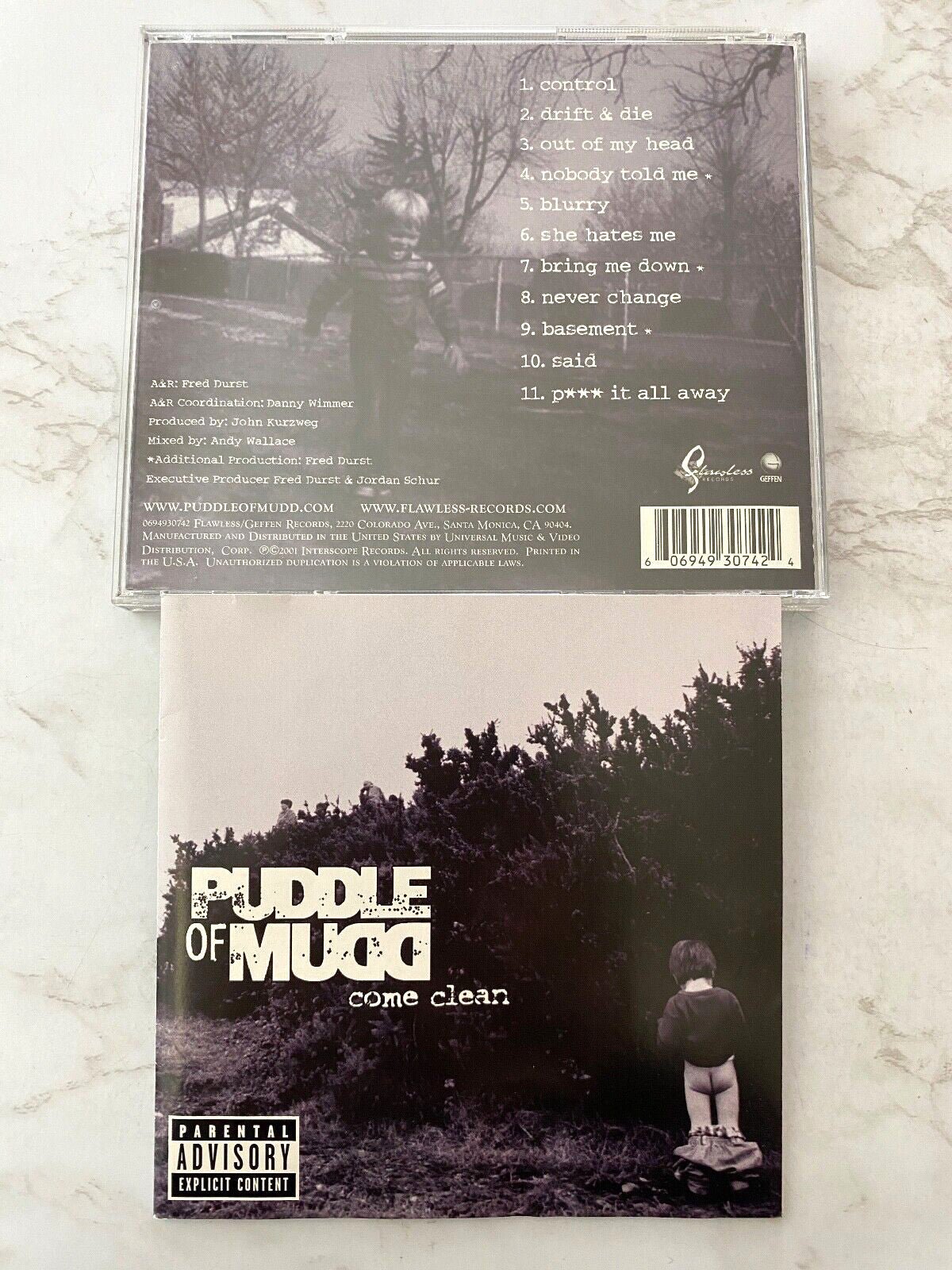 Puddle Of Mudd – Come Clean (2001) [ORIGINAL USA PRESS]