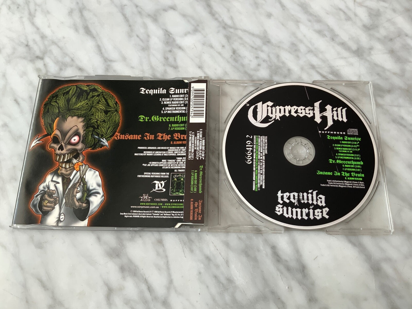 Cypress Hill – Tequila Sunrise (Maxi Single) (1998) [AUSTRALIA PRESS]