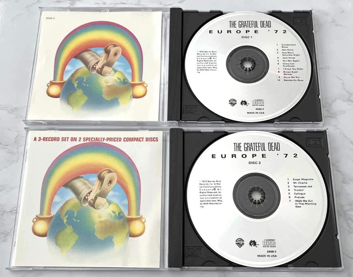 Grateful Dead – Europe 72 (1990) [ORIGINAL USA PRESS]