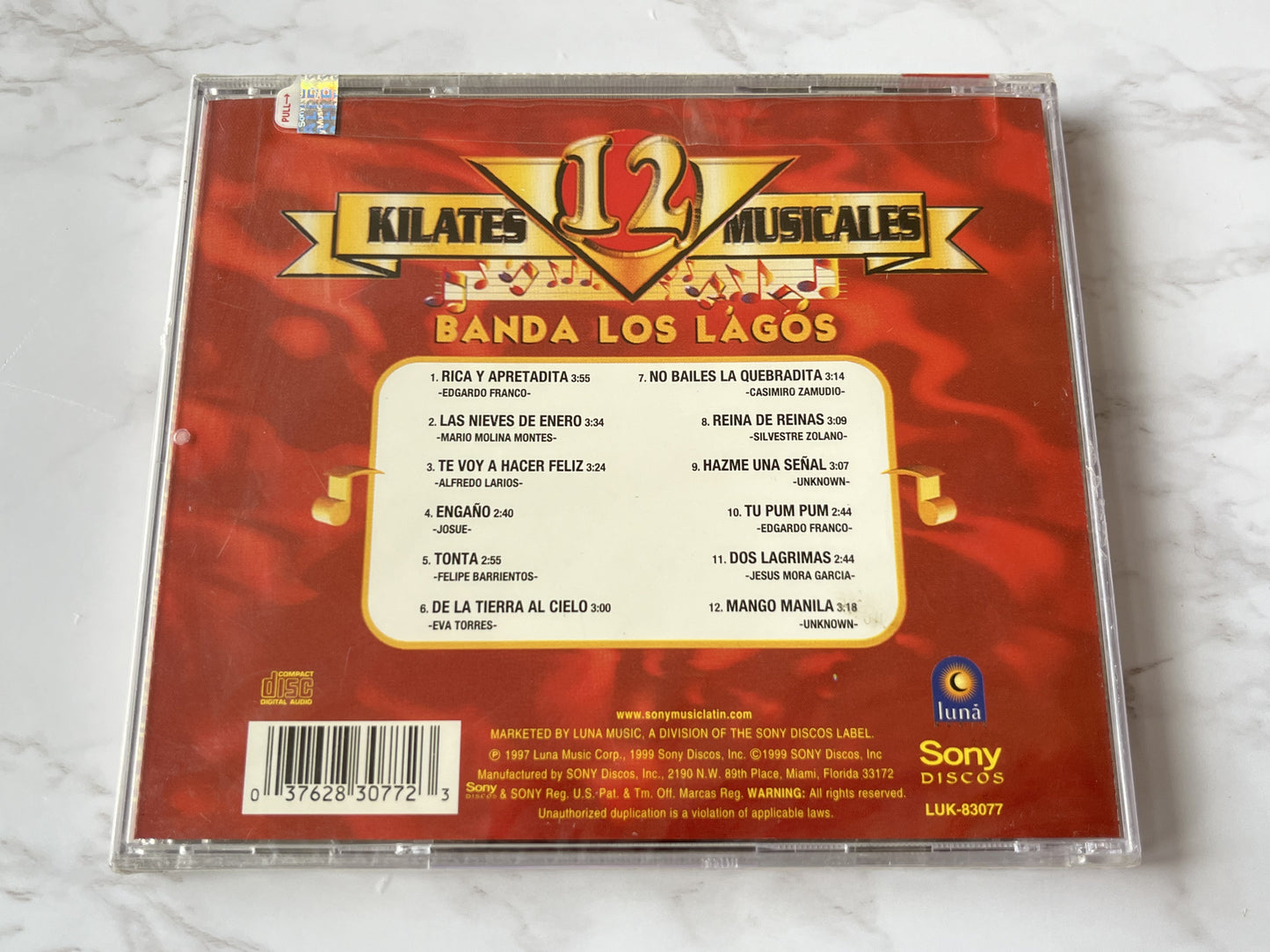 Banda Los Lagos – 12 Kilates Musicales (1999)