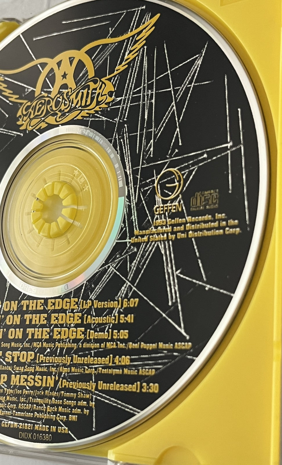 Aerosmith – Livin' On The Edge (1993) [USA 1ST PRESS]