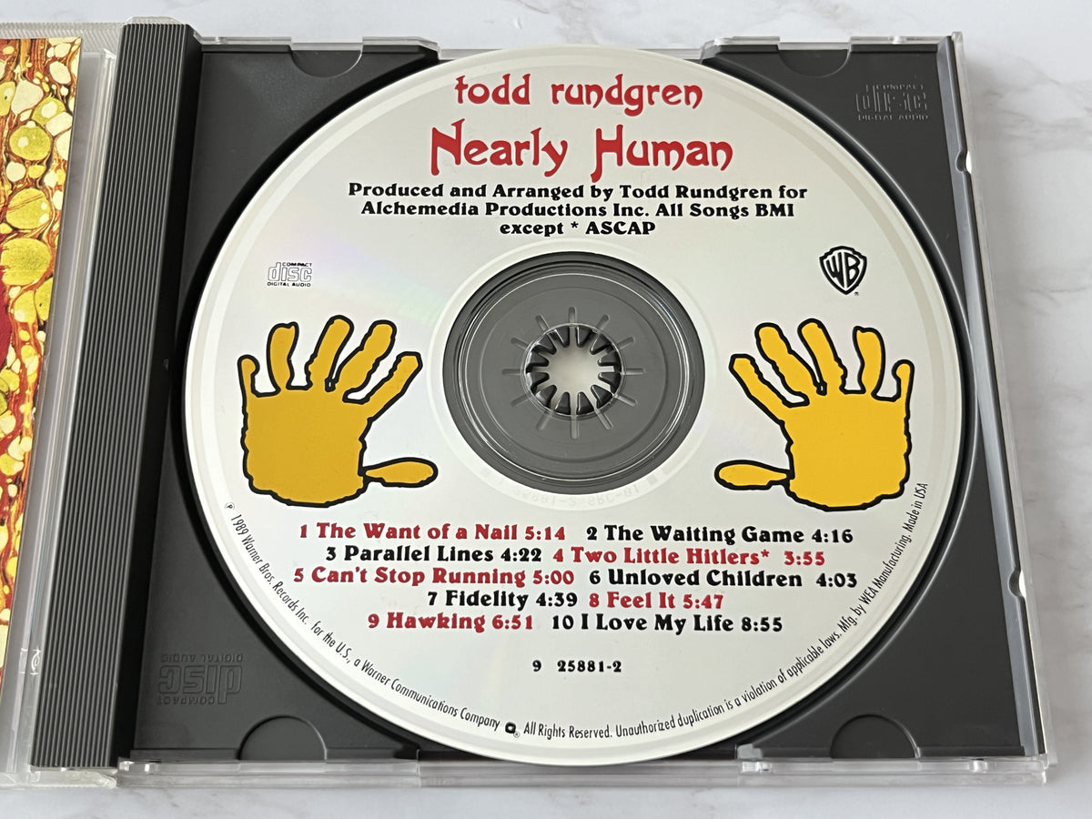 Todd Rundgren – Nearly Human (1989) [ORIGINAL USA PRESS]