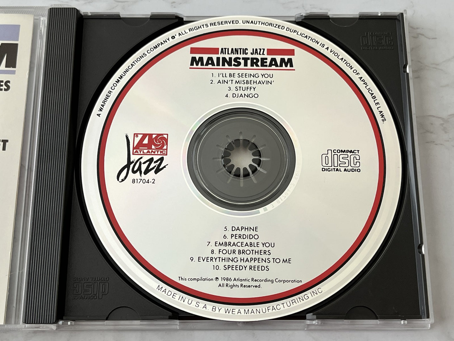 Atlantic Jazz Mainstream (1986) [ORIGINAL USA PRESS]
