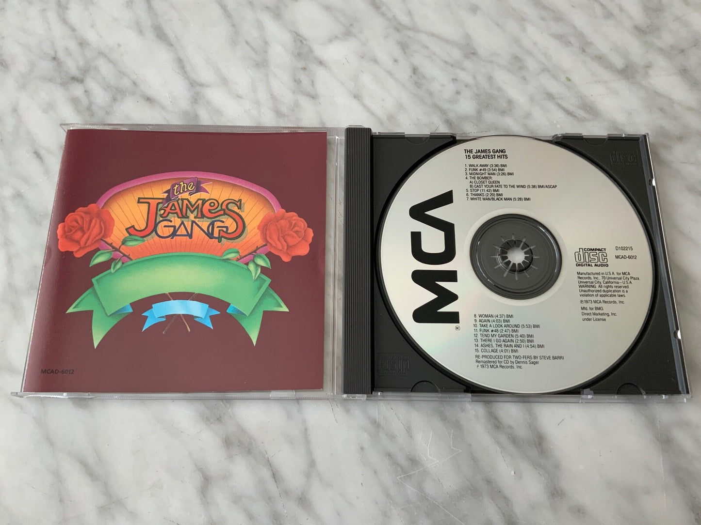 The James Gang – James Gang 15 Greatest Hits [JVC PRESS]