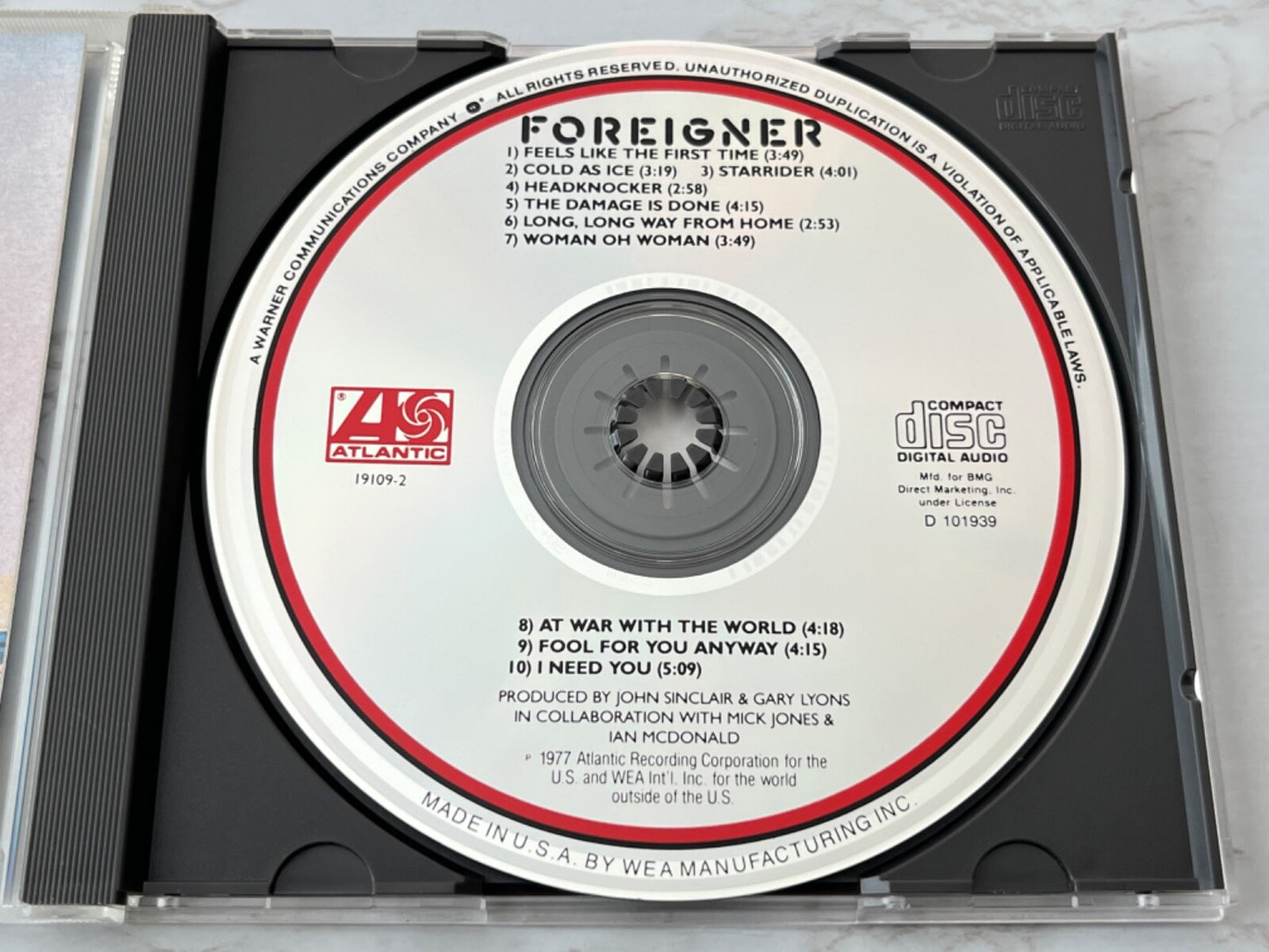 Foreigner – Foreigner [ORIGINAL USA PRESS]