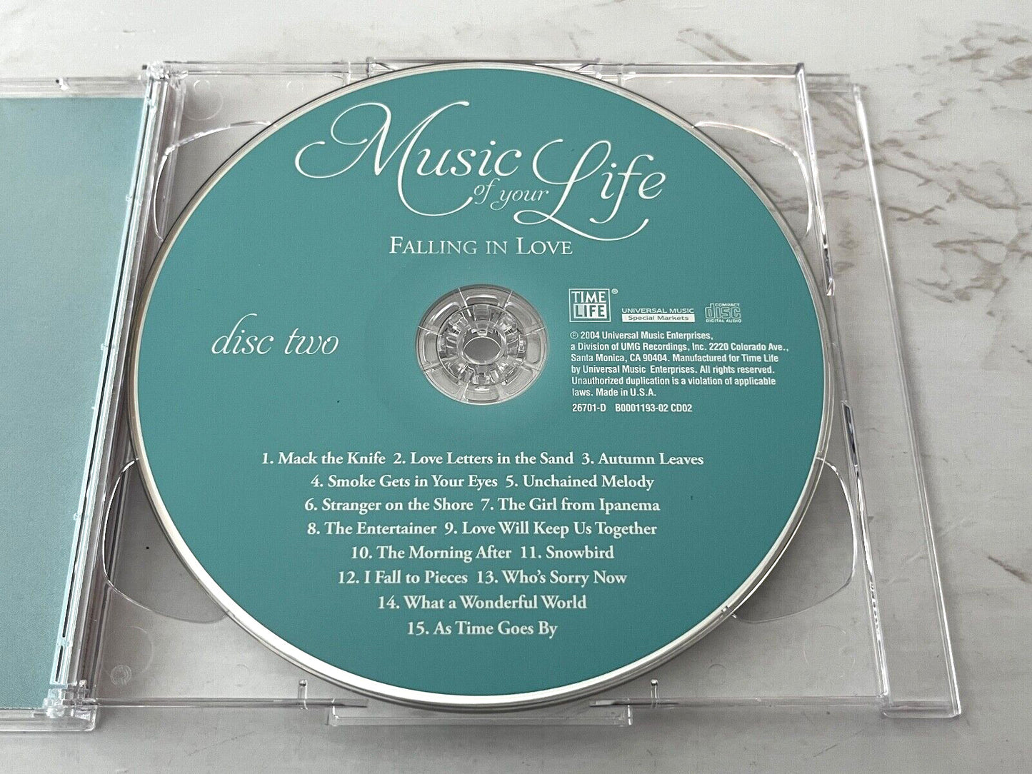Connie Francis, Etta James, Patsy Cline, The Platters – Time Life Music Of Your Life Falling In Love (1994)