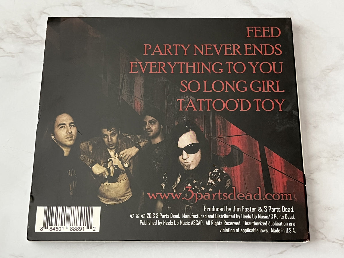 3 Parts Dead – 3 Parts Dead (Signed, Digipak, EP) (2013)