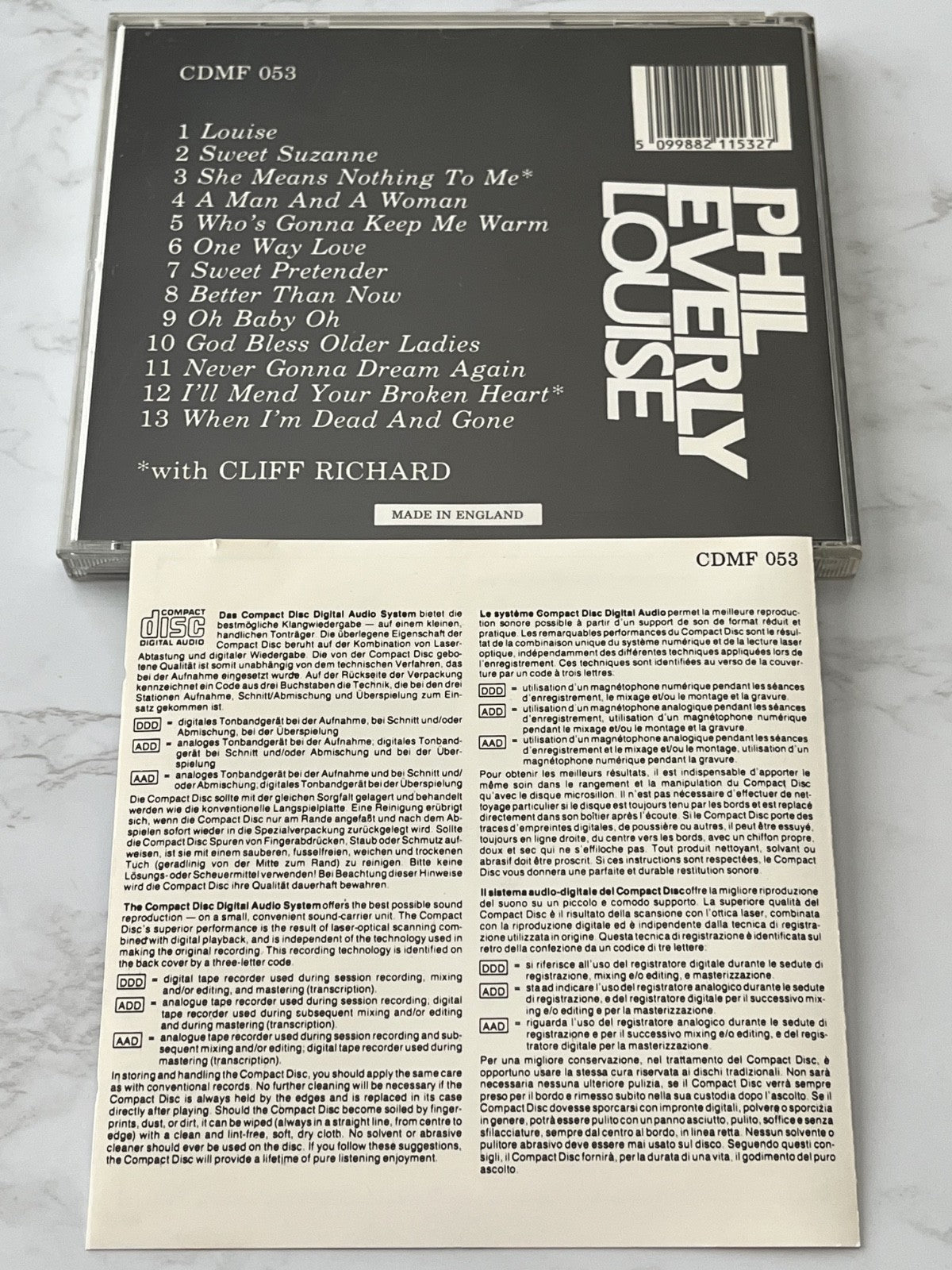 Phil Everly – Louise (1987) [UK PRESS]