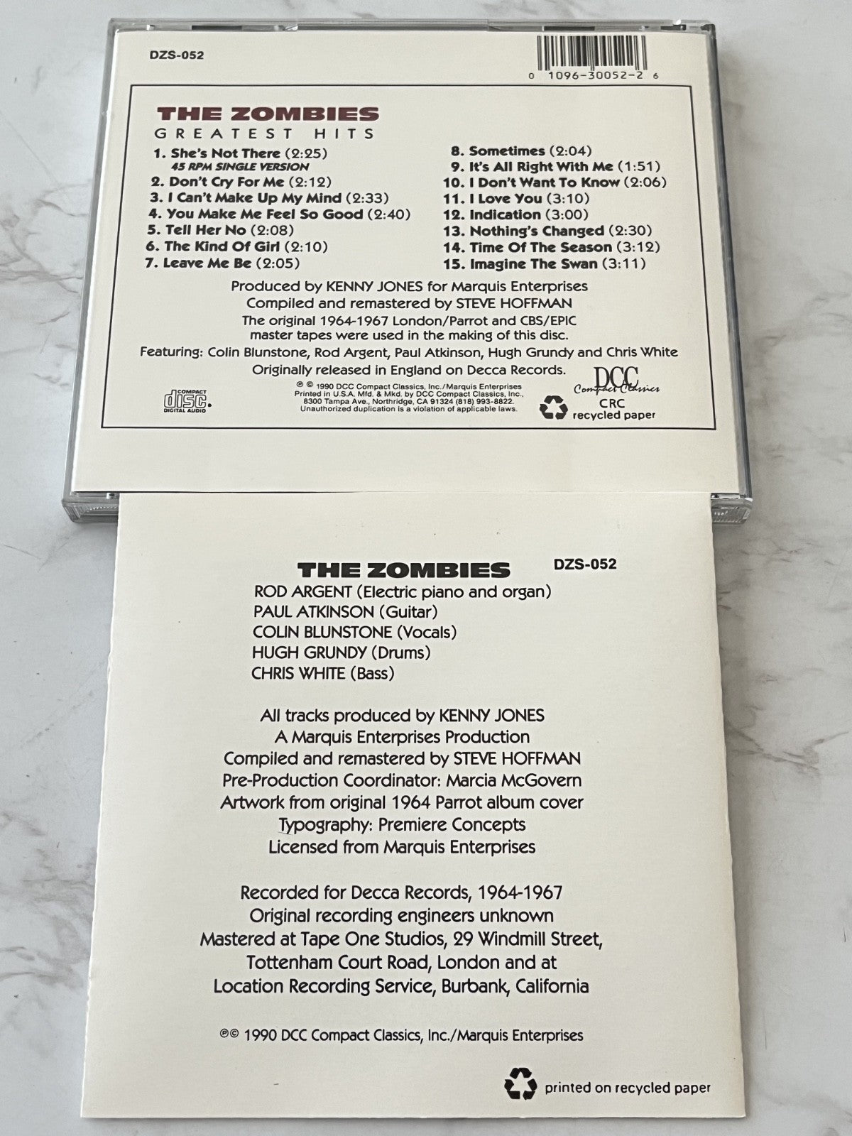 The Zombies – Greatest Hits (DCC Gold) [DADC PRESS]