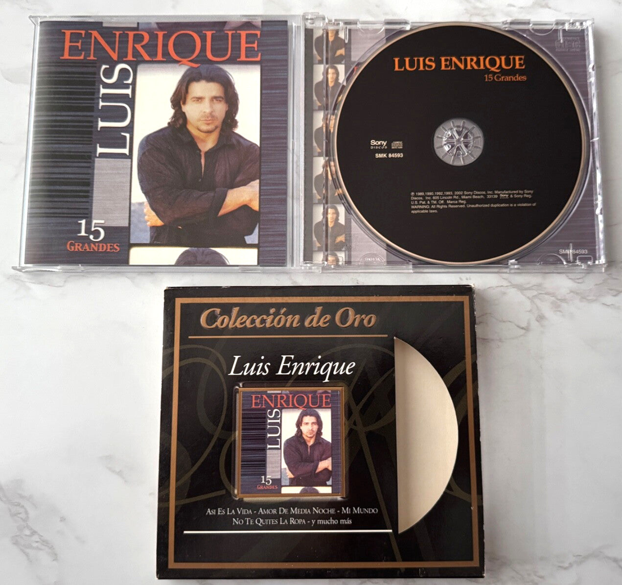 Luis Enrique – 15 Grandes (2002) [ORIGINAL USA PRESS]