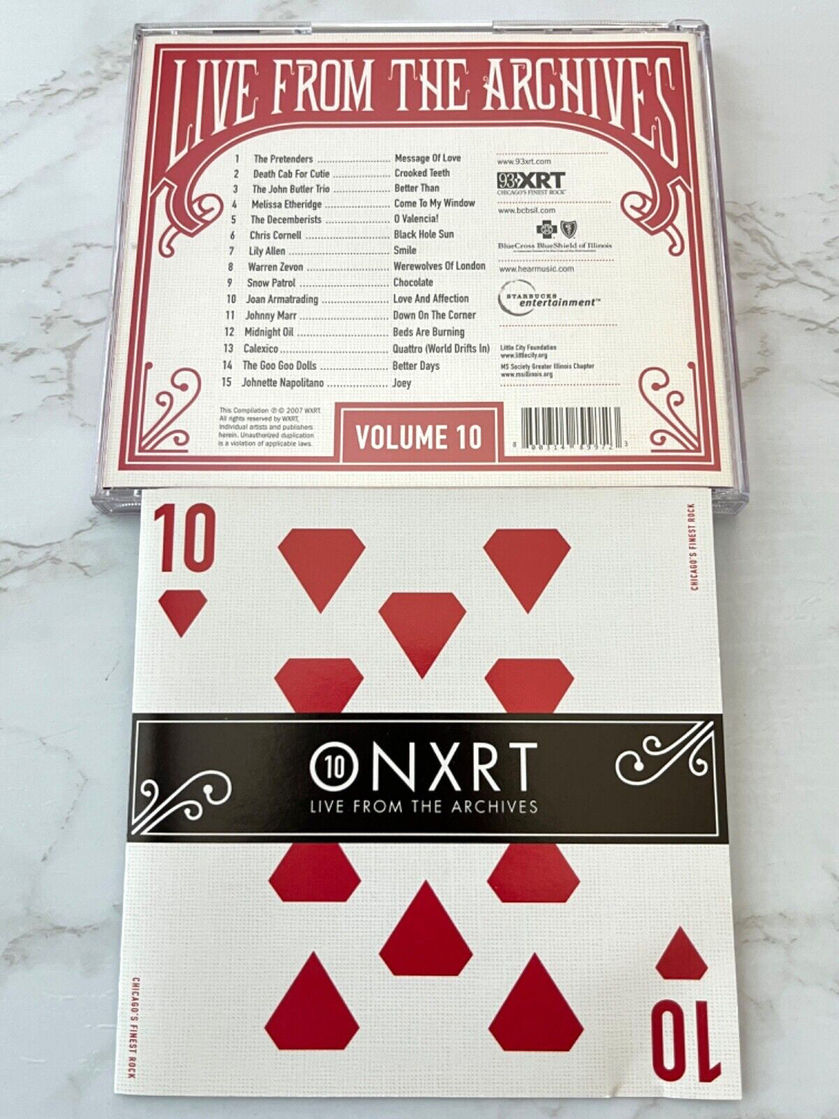 Chris Cornell, Lily Allen, Snow Patrol, The Pretenders, Various – ONXRT Live From The Archives Vol. 10 (2007) [ORIGINAL USA PRESS]