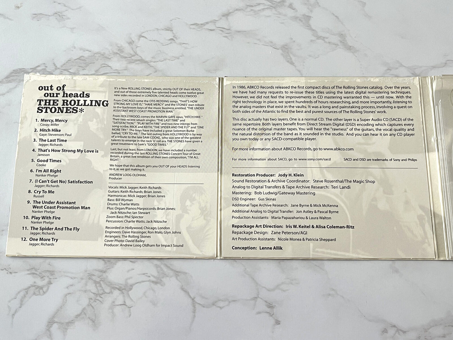 The Rolling Stones – Out Of Our Heads (SACD, 24KT Gold) (2002)