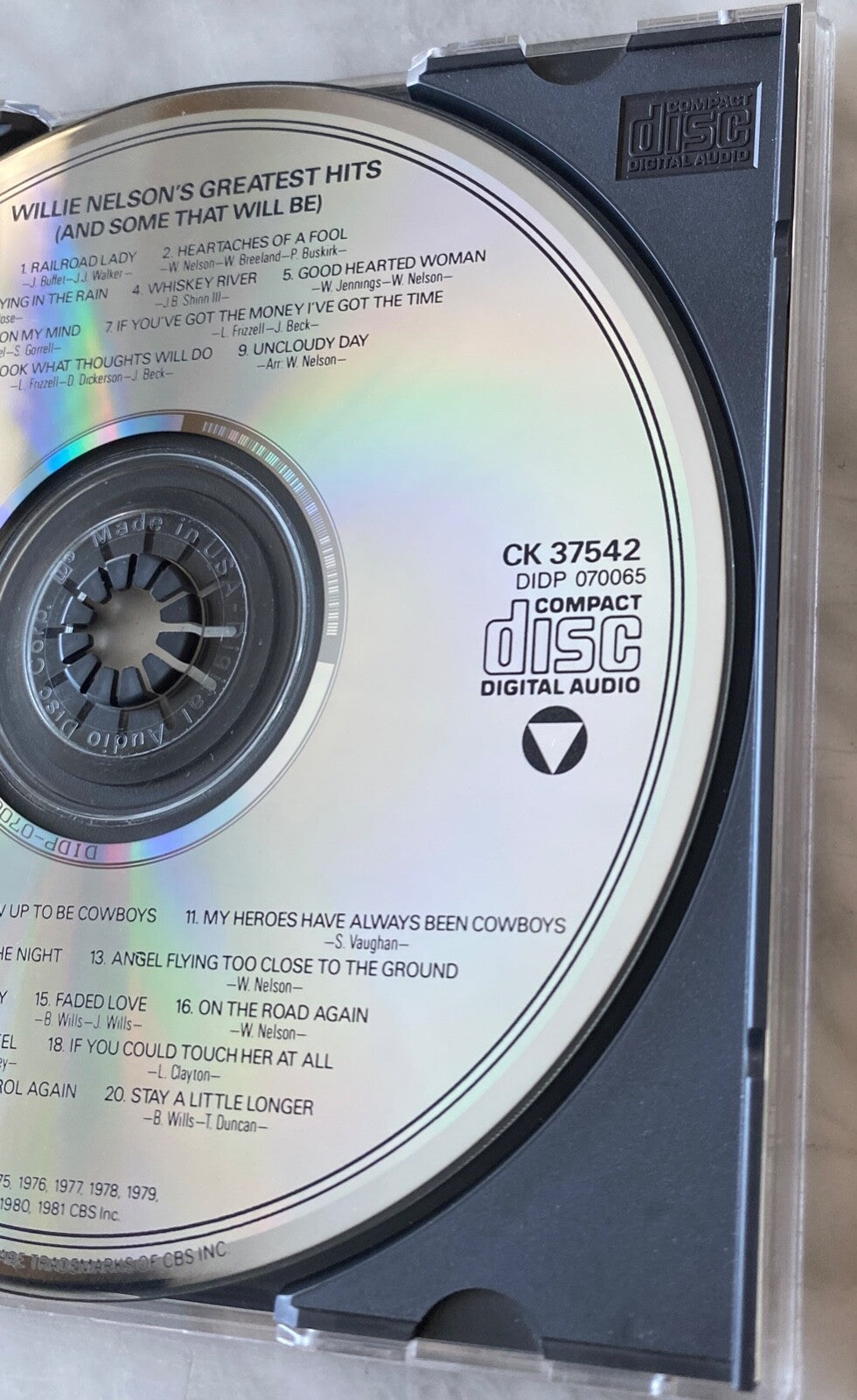 Willie Nelson – Greatest Hits [DADC PRESS]