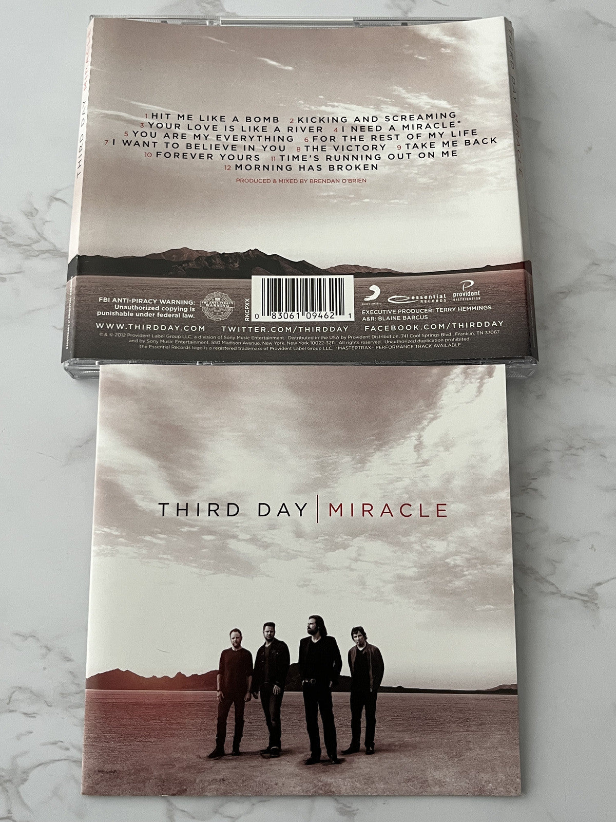 Third Day – Miracle (2012) [ORIGINAL USA PRESS]