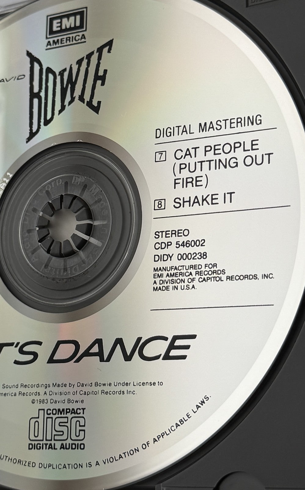 David Bowie – Let's Dance [DADC PRESS]