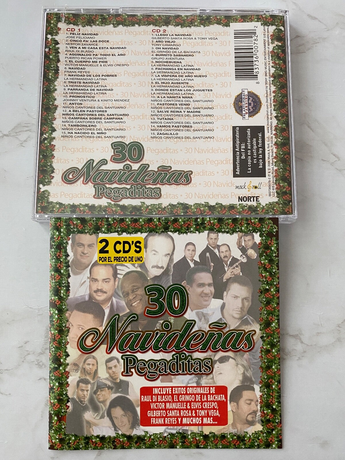 Various, Jose Feliciano – 30 Navideñas Pegaditas (2006)