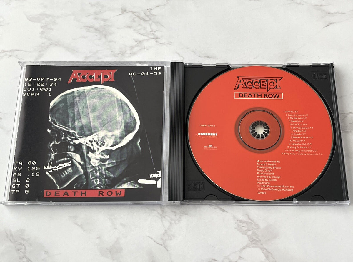 Accept – Death Row (1995) [ORIGINAL USA PRESS]