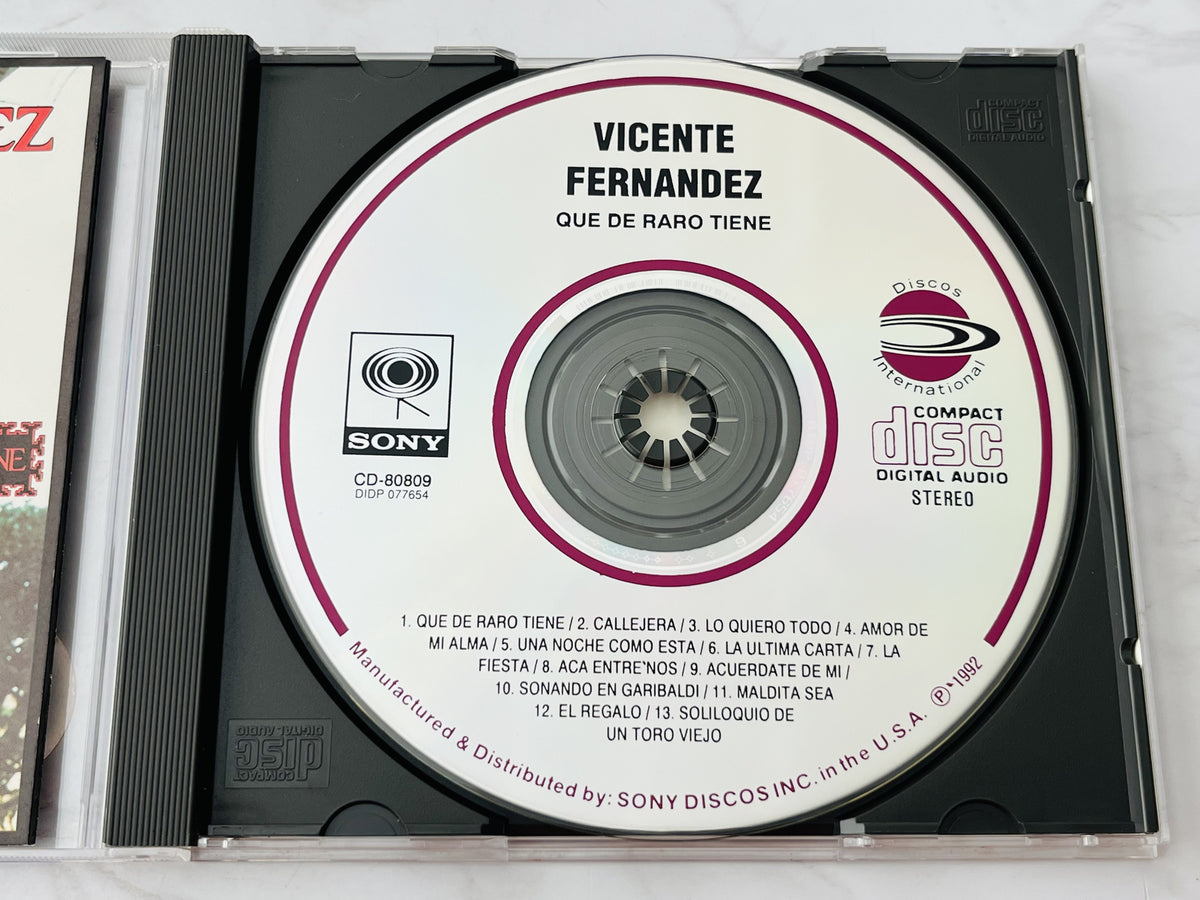 Vicente Fernandez – Que De Tiene (1994) [ORIGINAL USA PRESS]