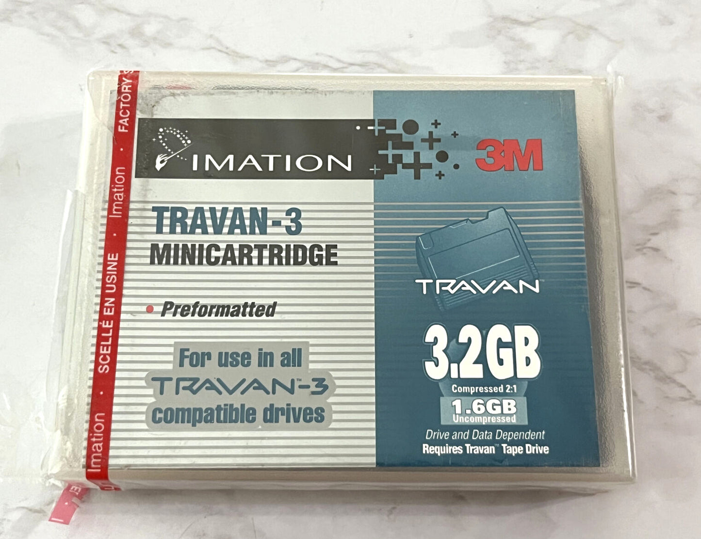 IMATION 3M Travan-3 Mini Date Tape/Cartridge