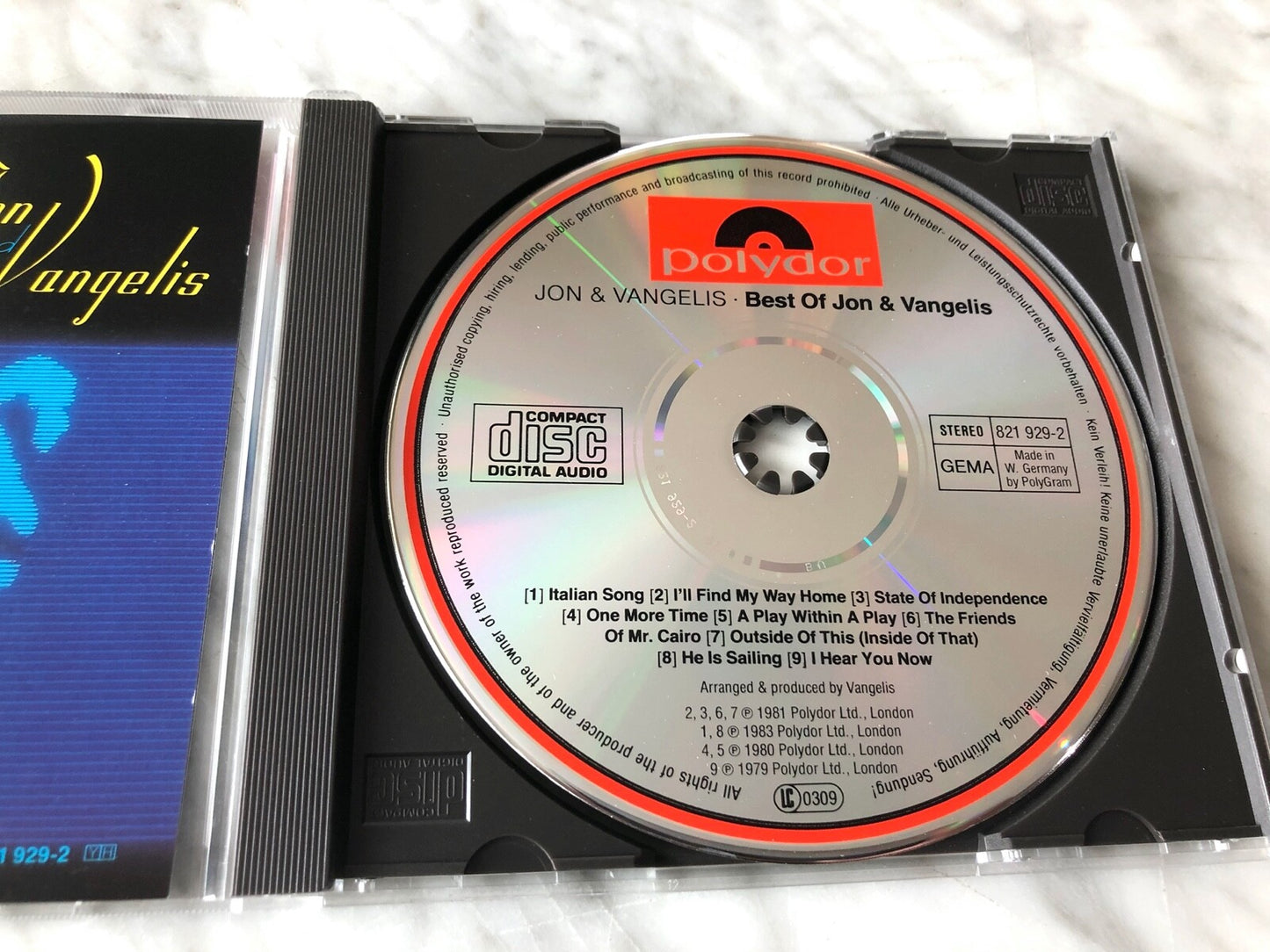 Vangelis – The Best Of John & Vangelis [W GERMANY TARGET ERA]