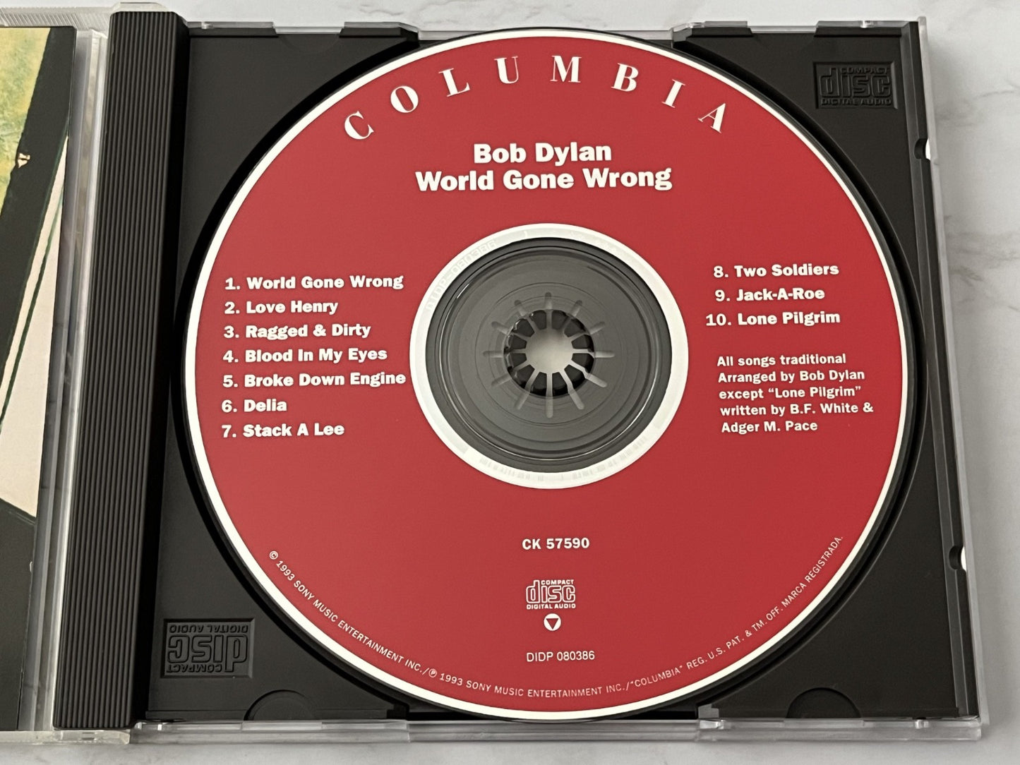 Bob Dylan – World Gone Wrong (1993) [ORIGINAL USA PRESS]