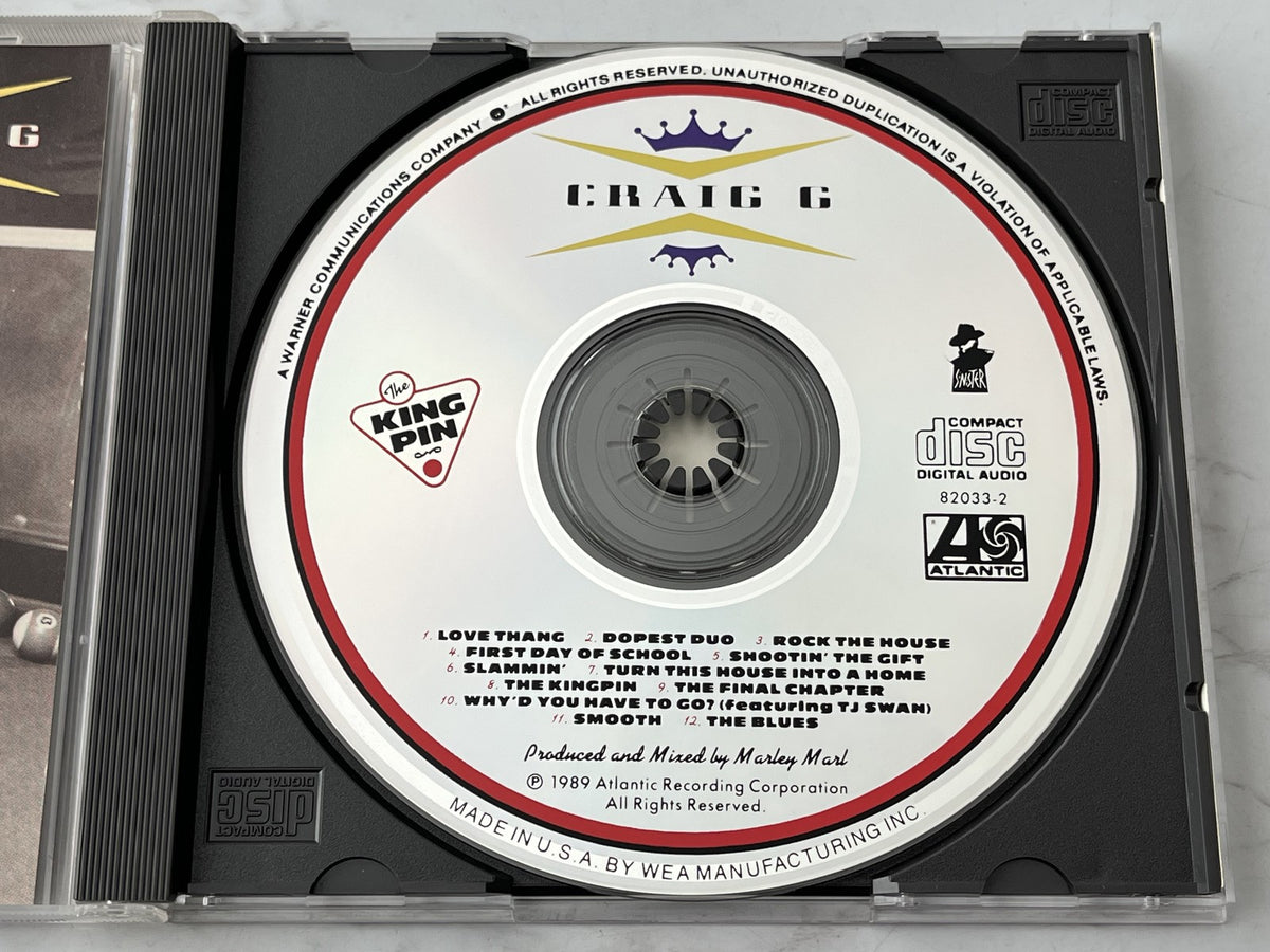 Craig G – The Kingpin (1989) [ORIGINAL USA PRESS]