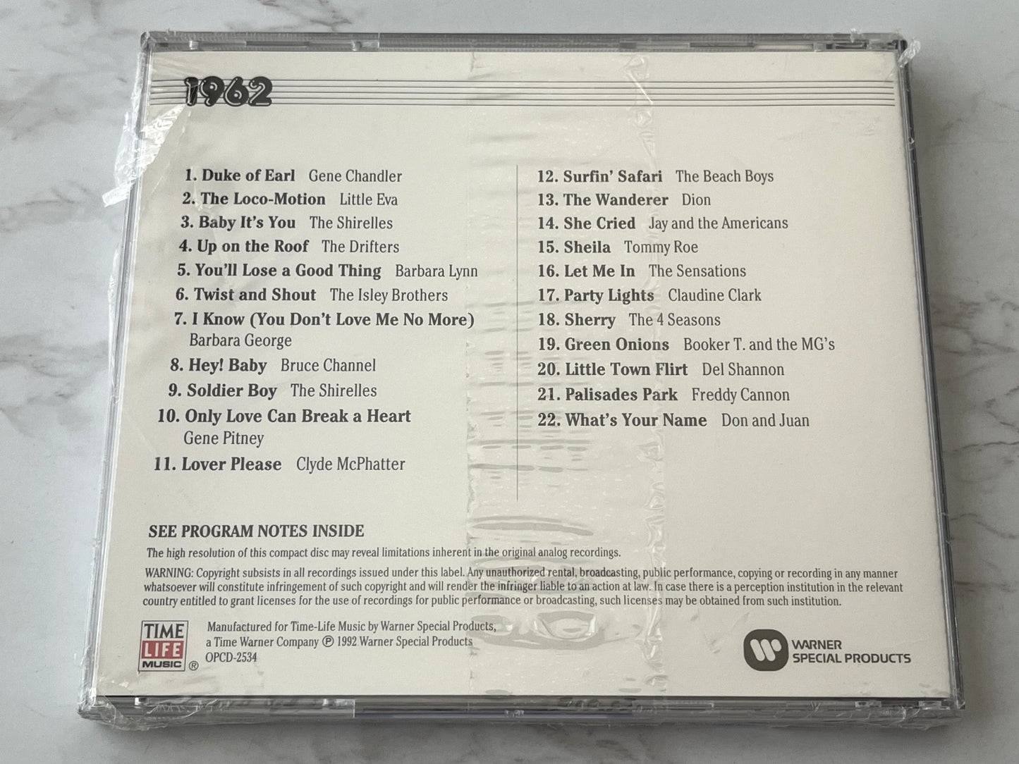 Time Life Music The Rock N Roll Era 1962 (1992)