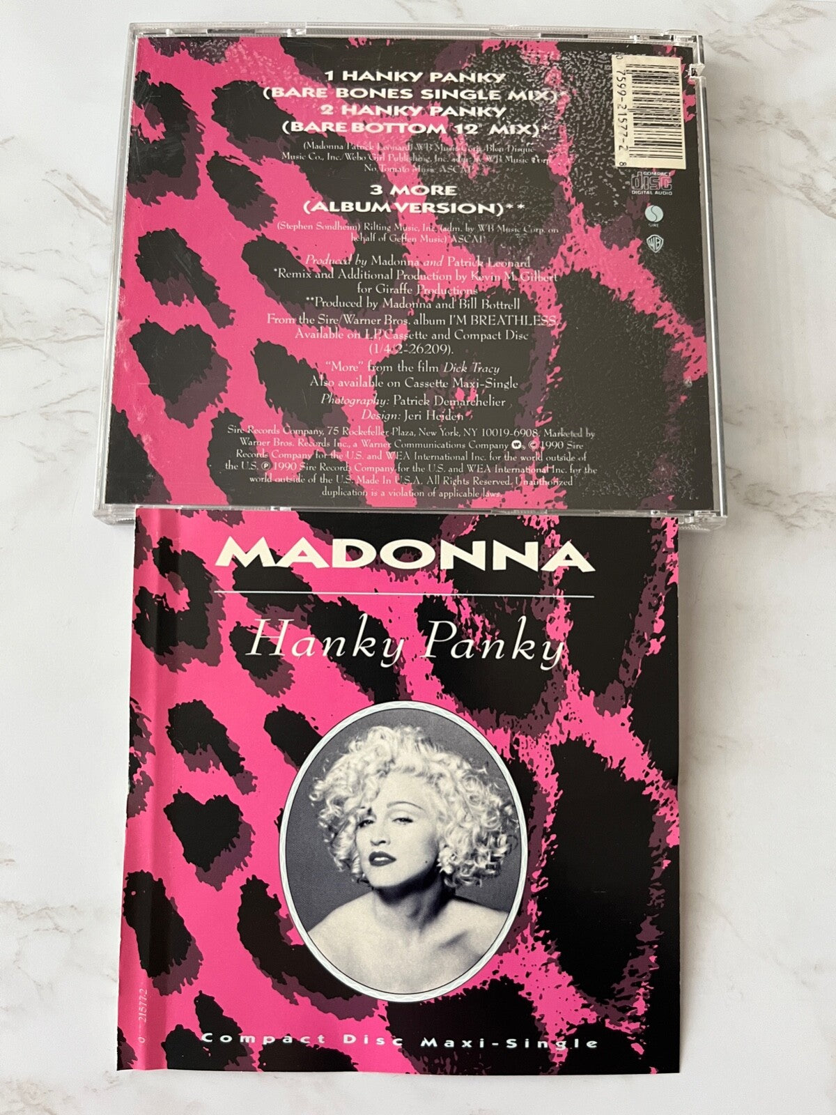 Madonna – Hanky Panky / More (Promo, Maxi Single) (1990)