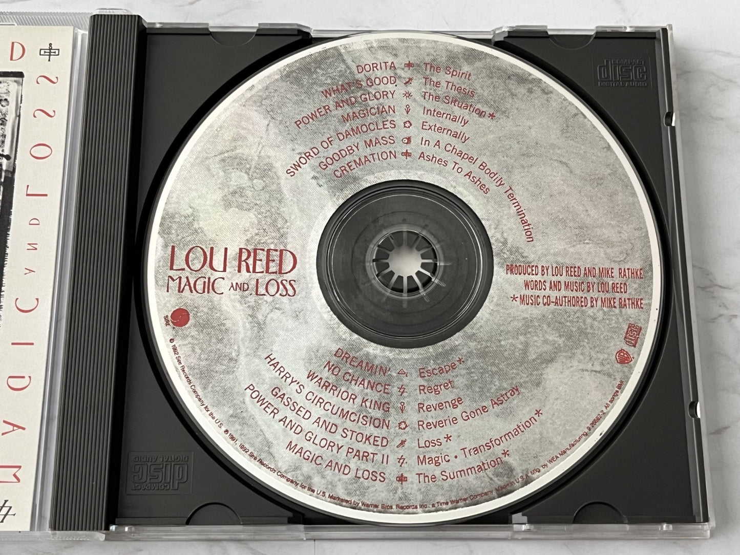 Lou Reed – Magic And Loss (1992) [ORIGINAL USA PRESS]