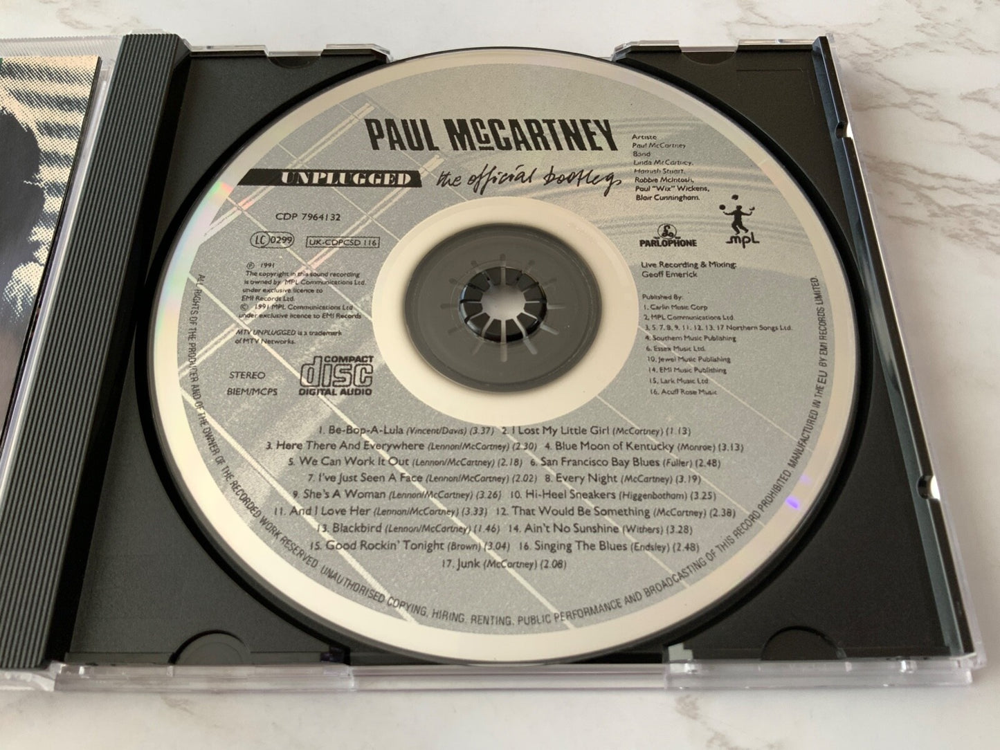 Paul McCartney – Unplugged [UK PRESS]