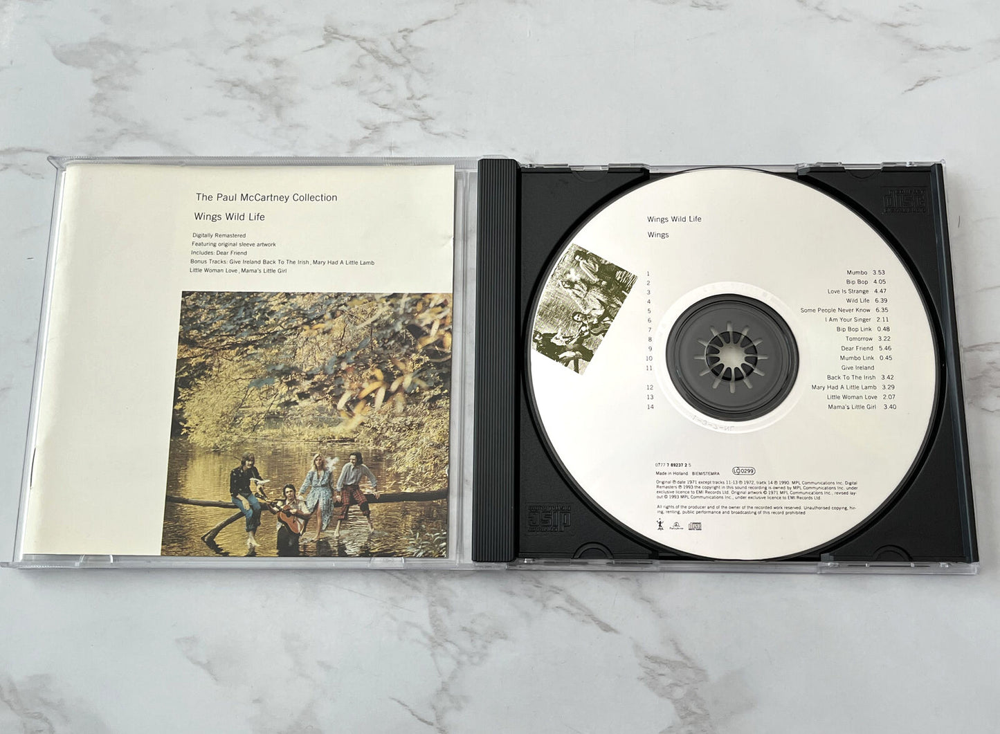 Paul McCartney, Wings – Wild Life (1993) [GERMAN PRESS]