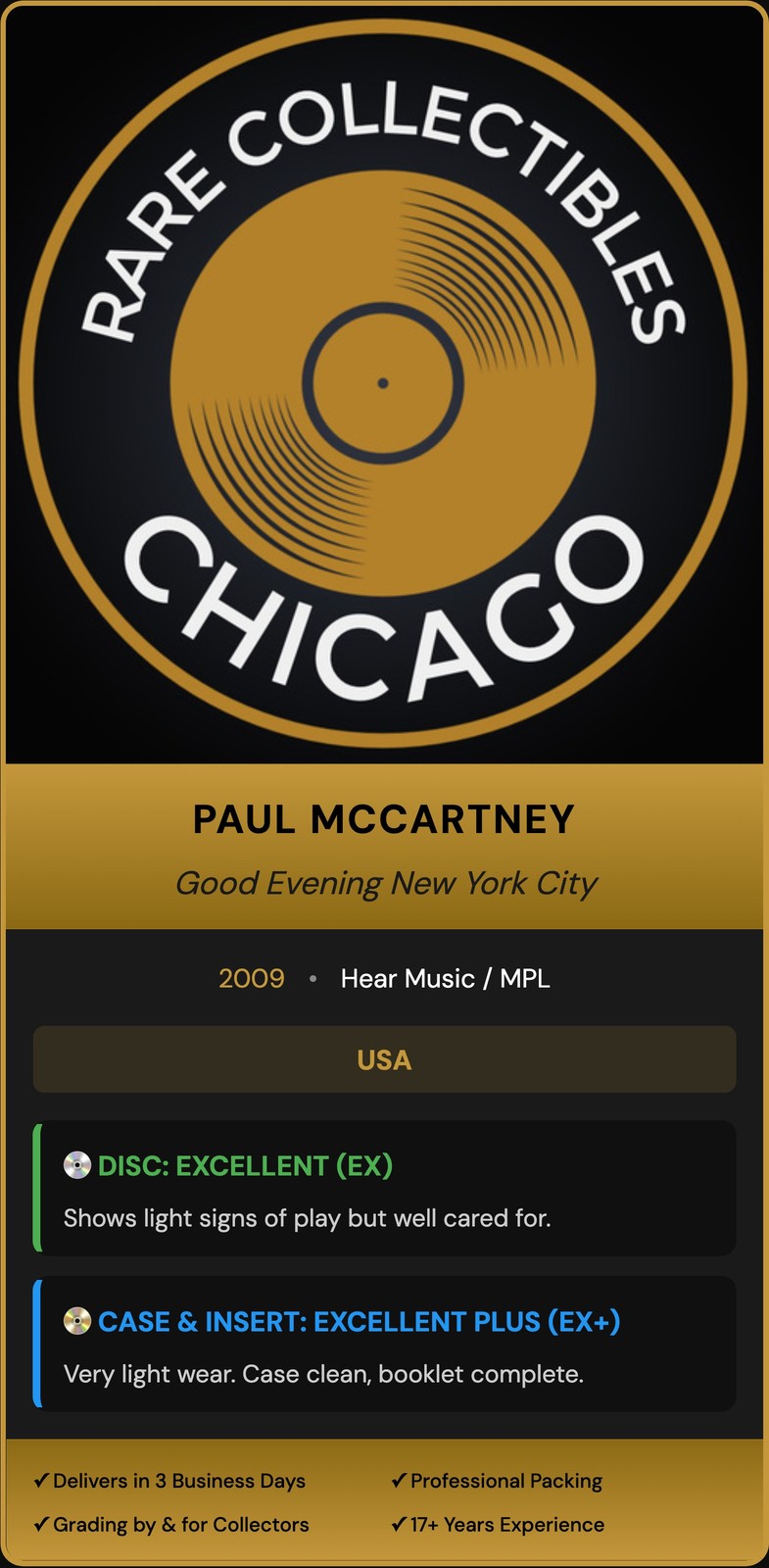 Paul McCartney – Good Evening New York City (Digipak, CD/DVD) (2009)