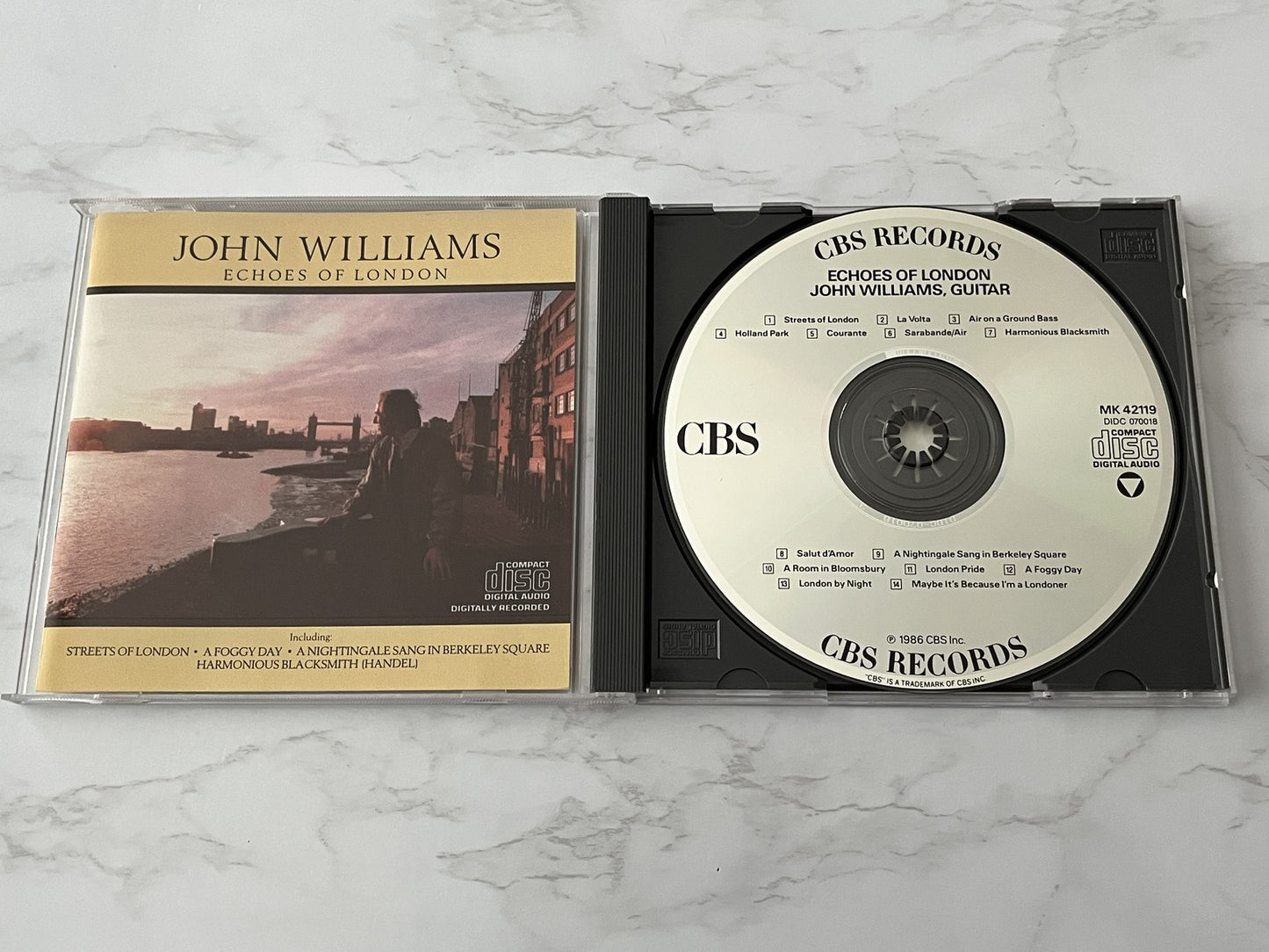 John Williams – Echoes Of London (1986) [DADC PRESS]
