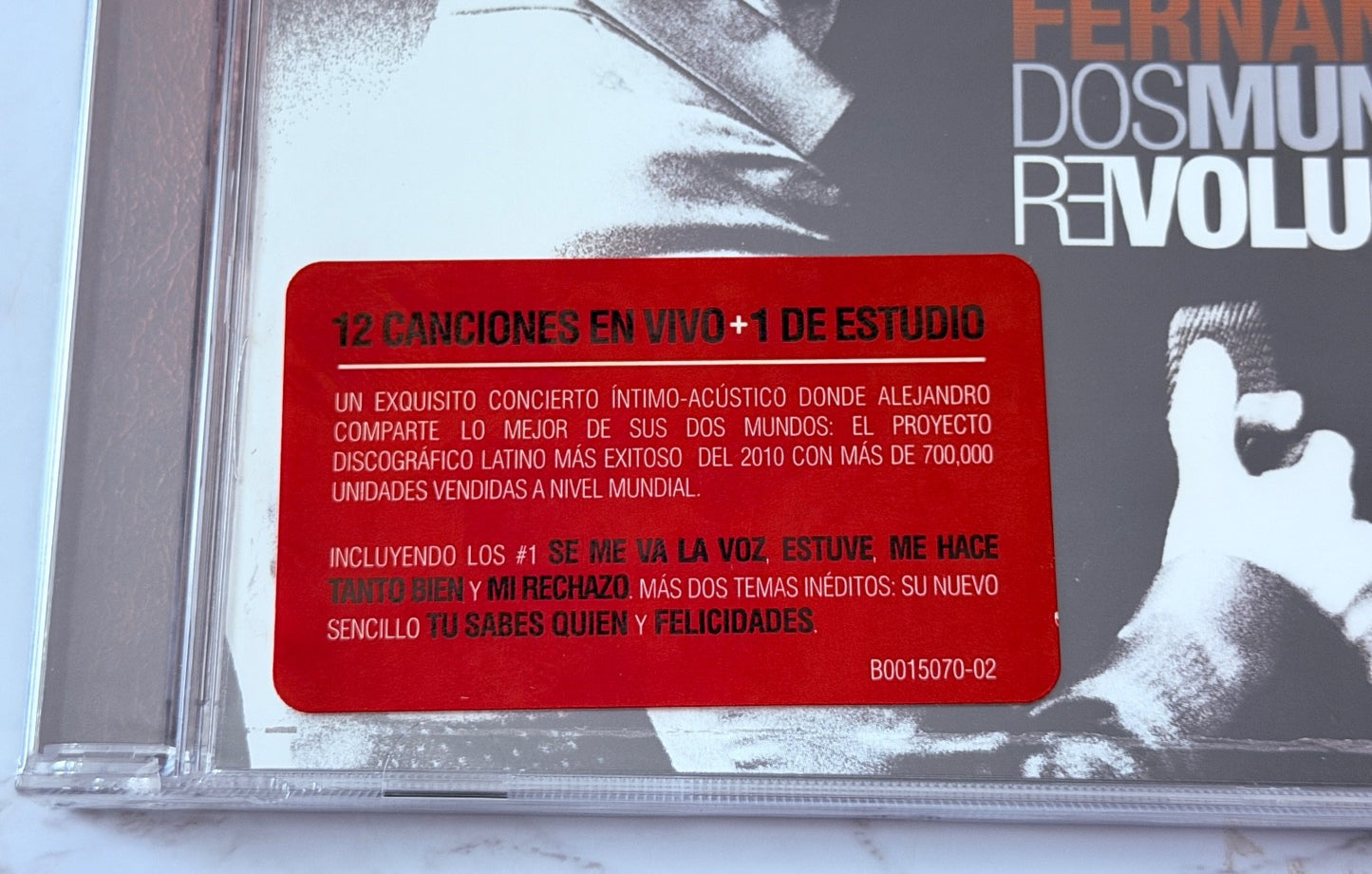 Alejandro Fernandez – Dos Mundos Revolucion En Vivo (2010) [ORIGINAL USA PRESS]