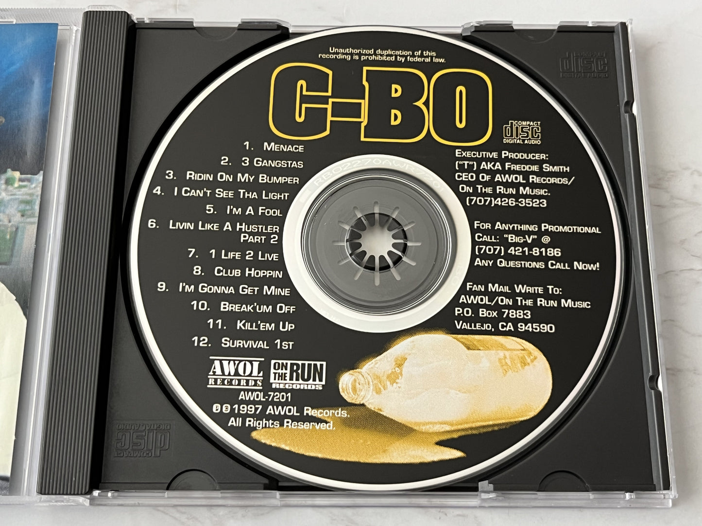 C-Bo – C-Bo One Life 2 Live (1997) [ORIGINAL USA PRESS]