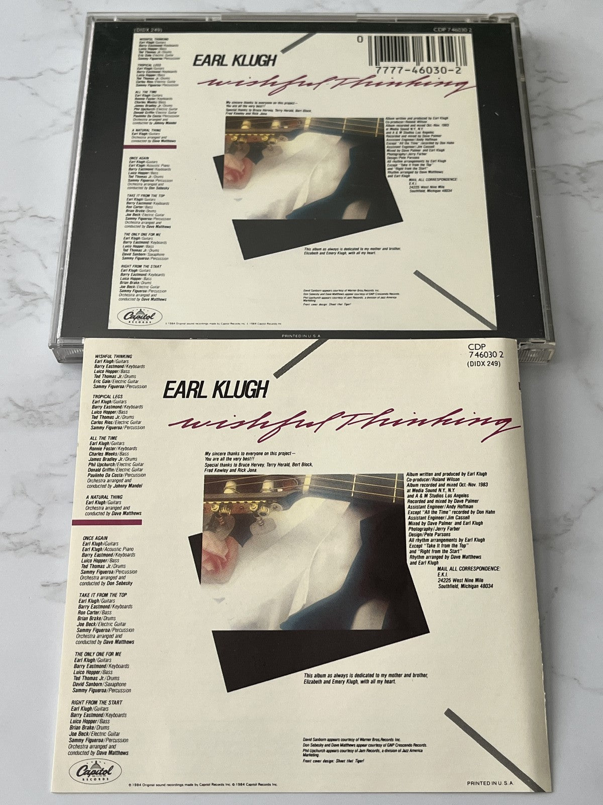 Earl Klugh – Wishful Thinking [DADC PRESS]