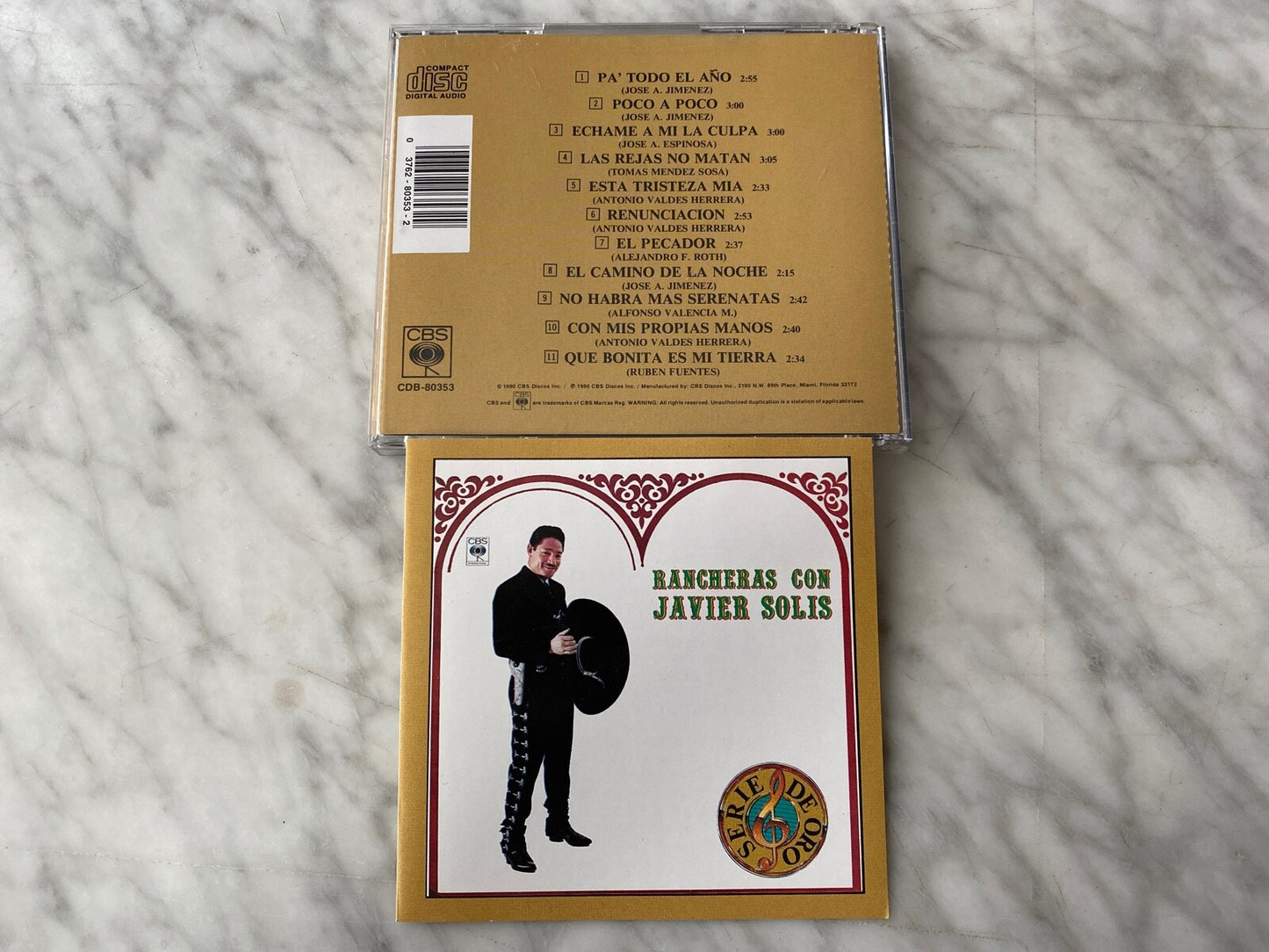 Javier Solis – Rancheras Con Javier Solis (1990)