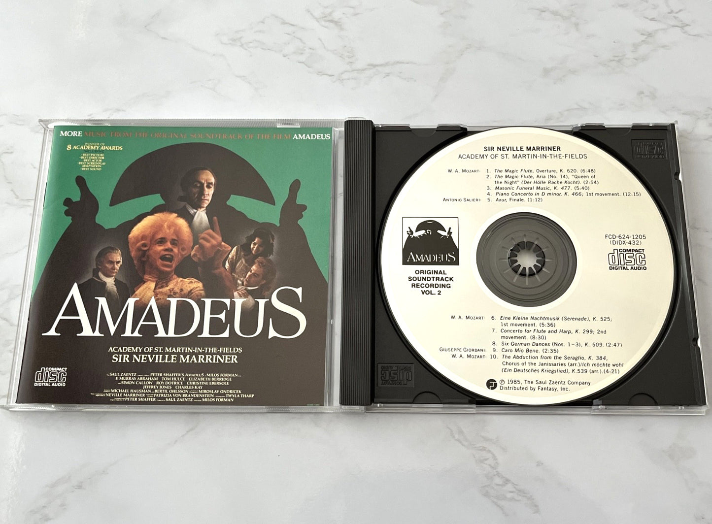 Sir Neville Marriner – Amadeus Original Soundtrack Vol. 2 (1985) [DADC PRESS]