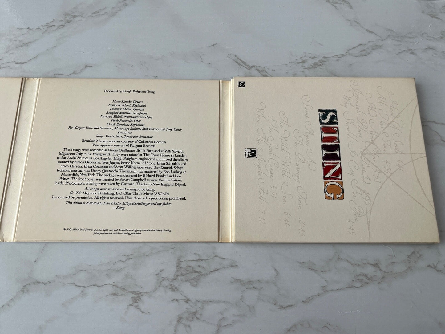 Sting – The Soul Cages (Digipak) (1991)