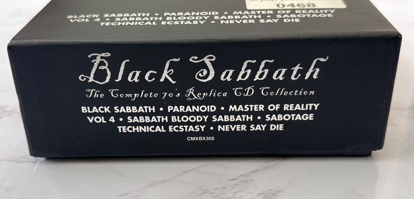 Black Sabbath – The Complete 70s Replica Collection 8 (Numbered, Box Set) (2001) [UK PRESS]
