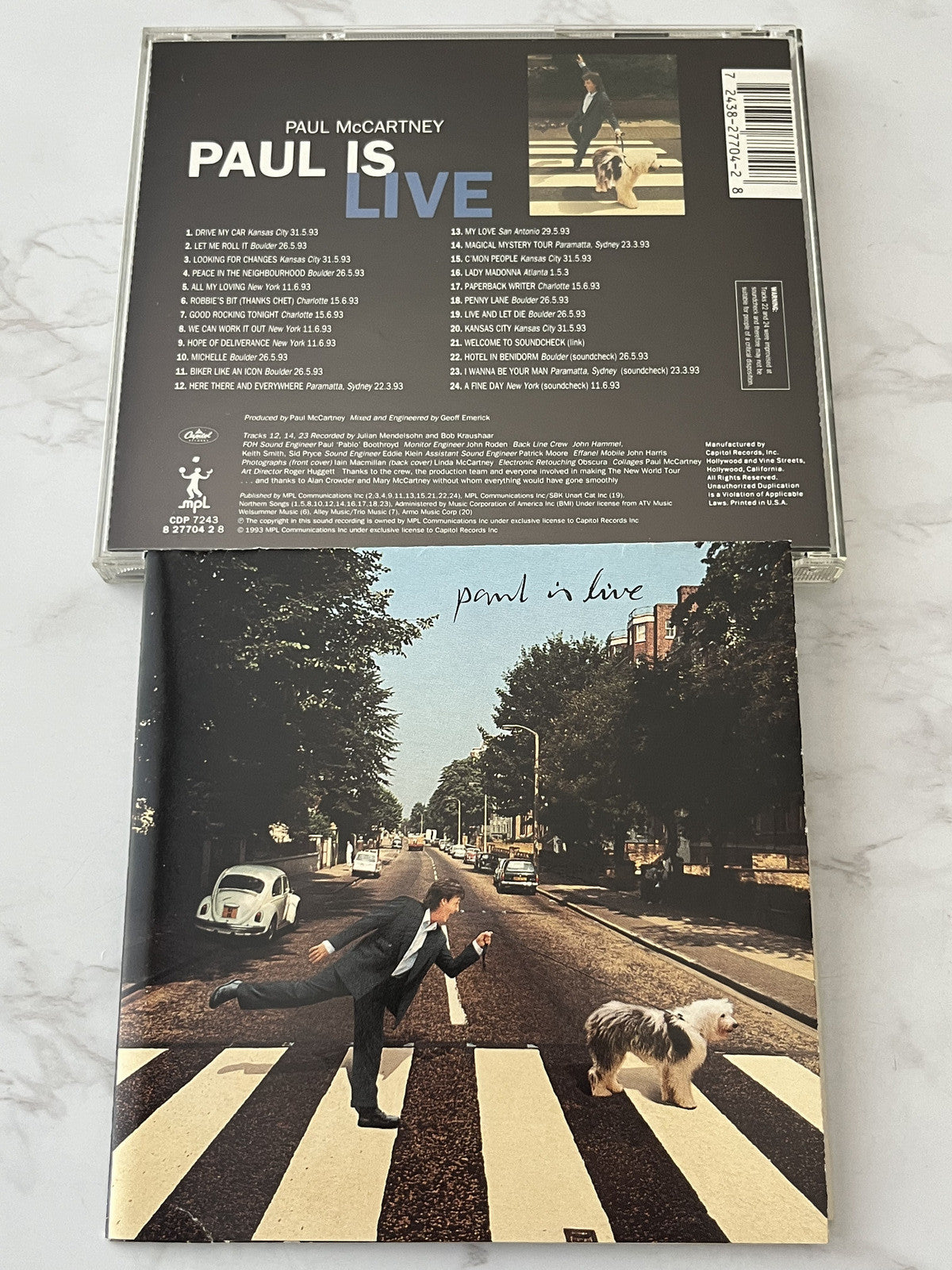 Paul McCartney – Paul Is Live (1993) [ORIGINAL USA PRESS]