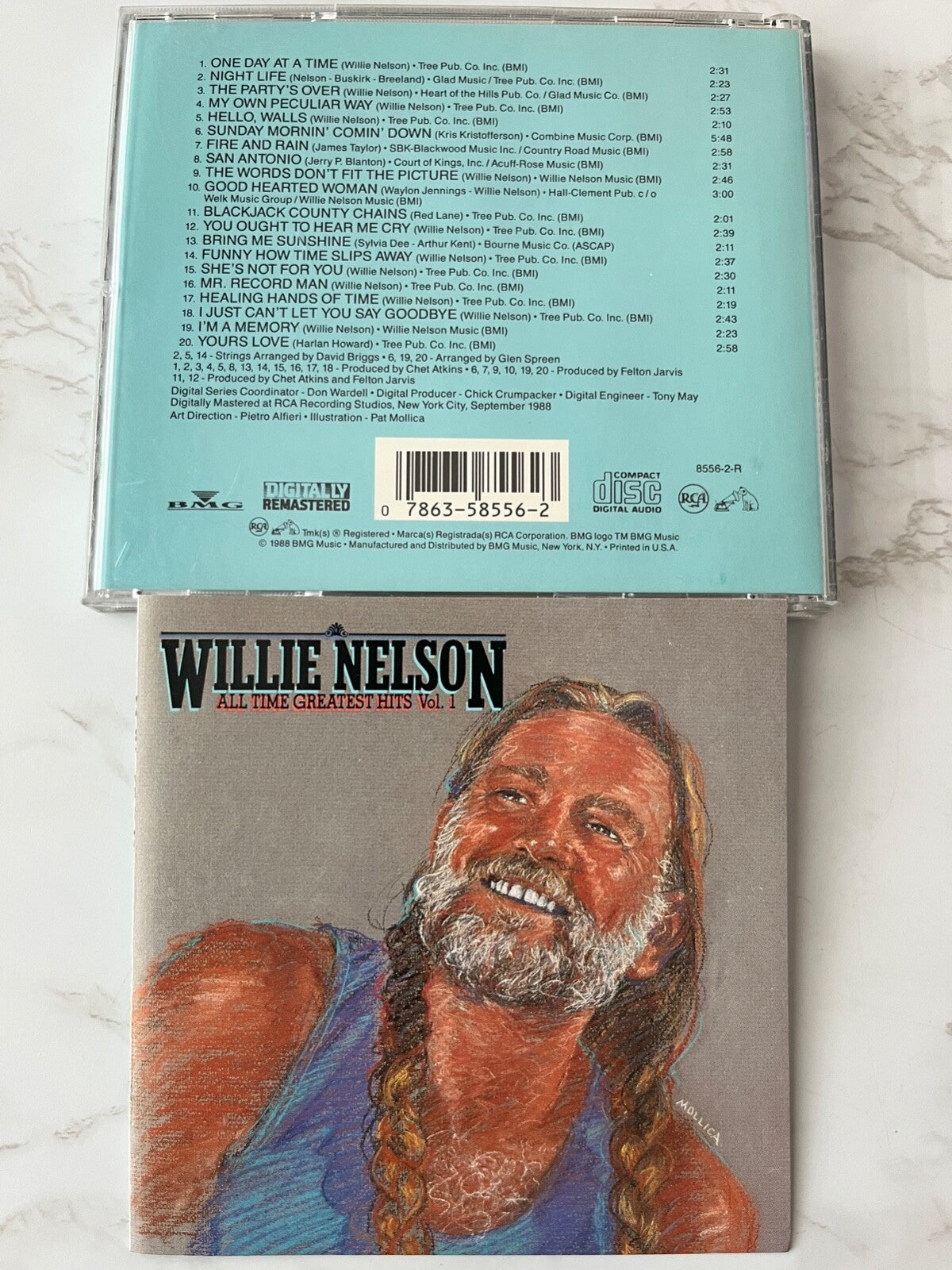 Willie Nelson – All Time Greatest Hits Vol. 1 (1988) [DISCTRONICS PRESS]