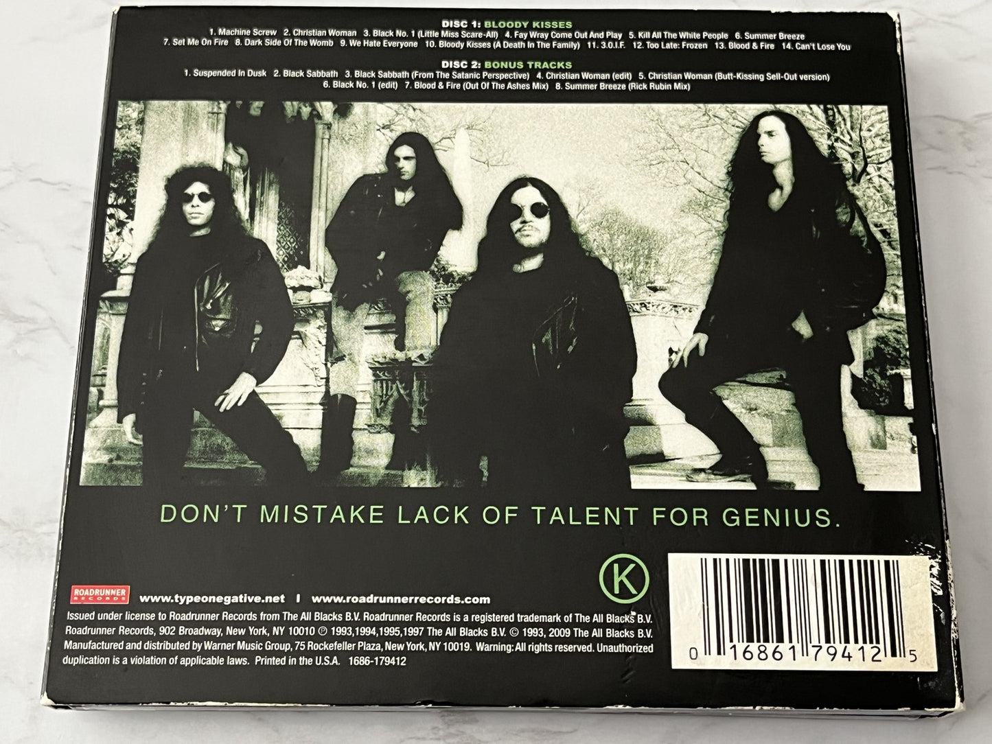 Type O Negative – Bloody Kisses (Digipak) (2009)