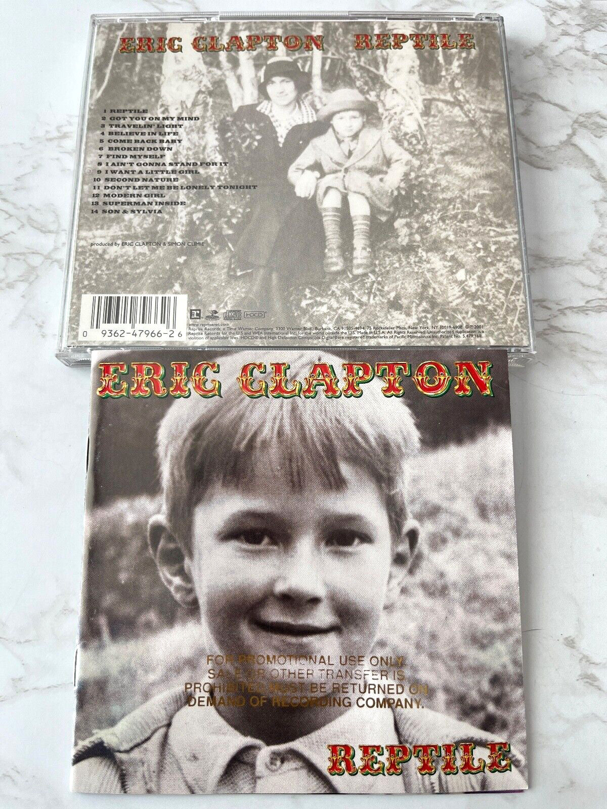 Eric Clapton – Reptile (Promo) (2001) [ORIGINAL USA PRESS]